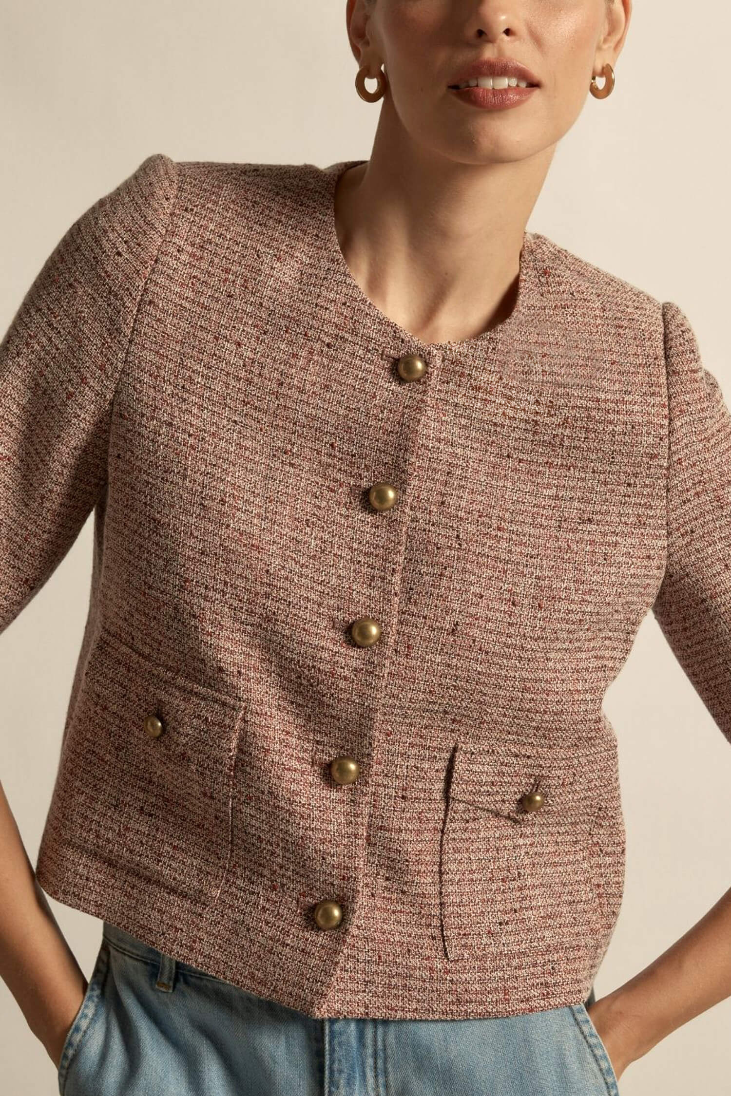 flare jacket - berry|  zoe kratzmann| considered design