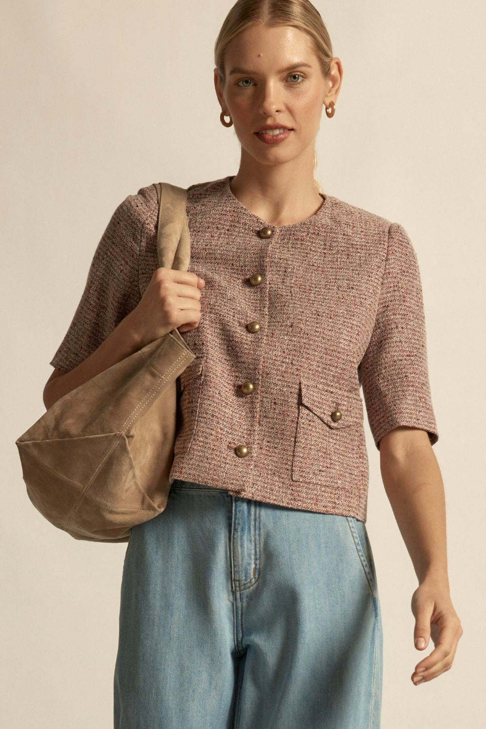 flare jacket - berry|  zoe kratzmann| considered design