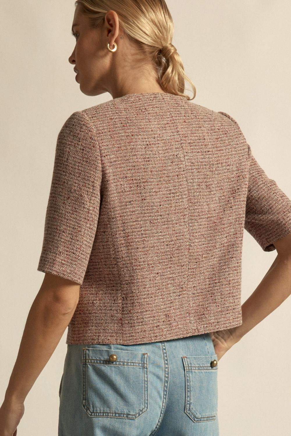 flare jacket - berry|  zoe kratzmann| considered design