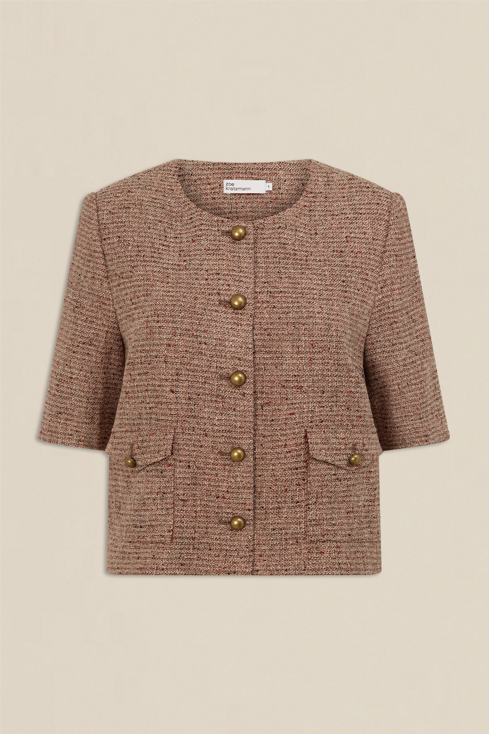 flare jacket - berry|  zoe kratzmann| considered design
