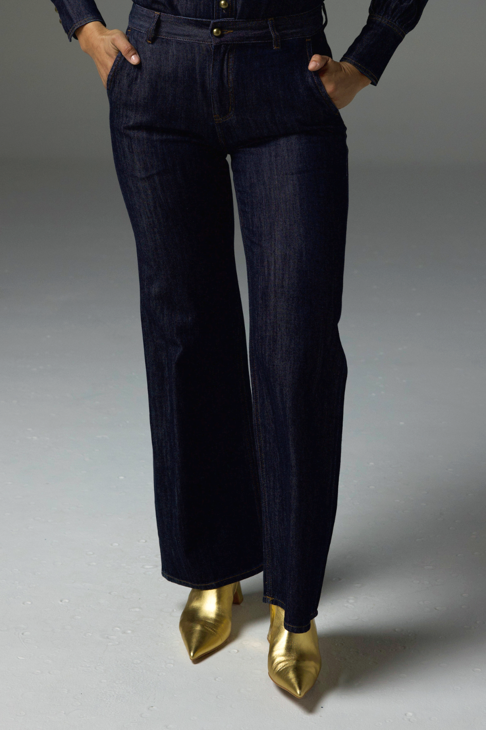 flint jean - dark denim