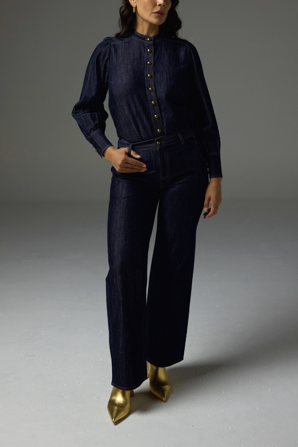 flint jean - dark denim