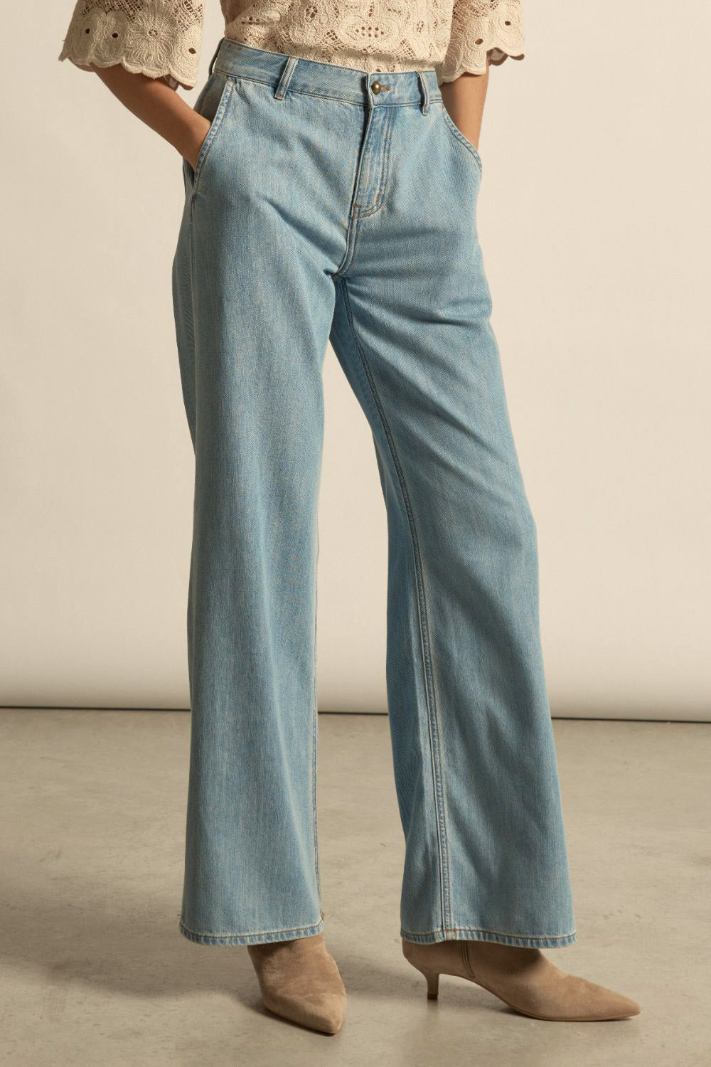 flint jean - light washed denim|  zoe kratzmann| considered design