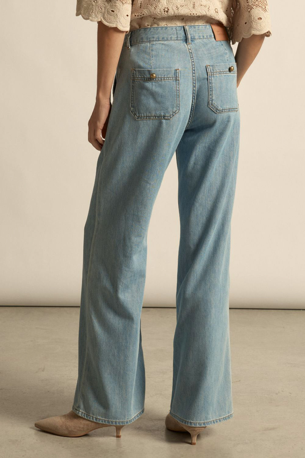 flint jean - light washed denim|  zoe kratzmann| considered design