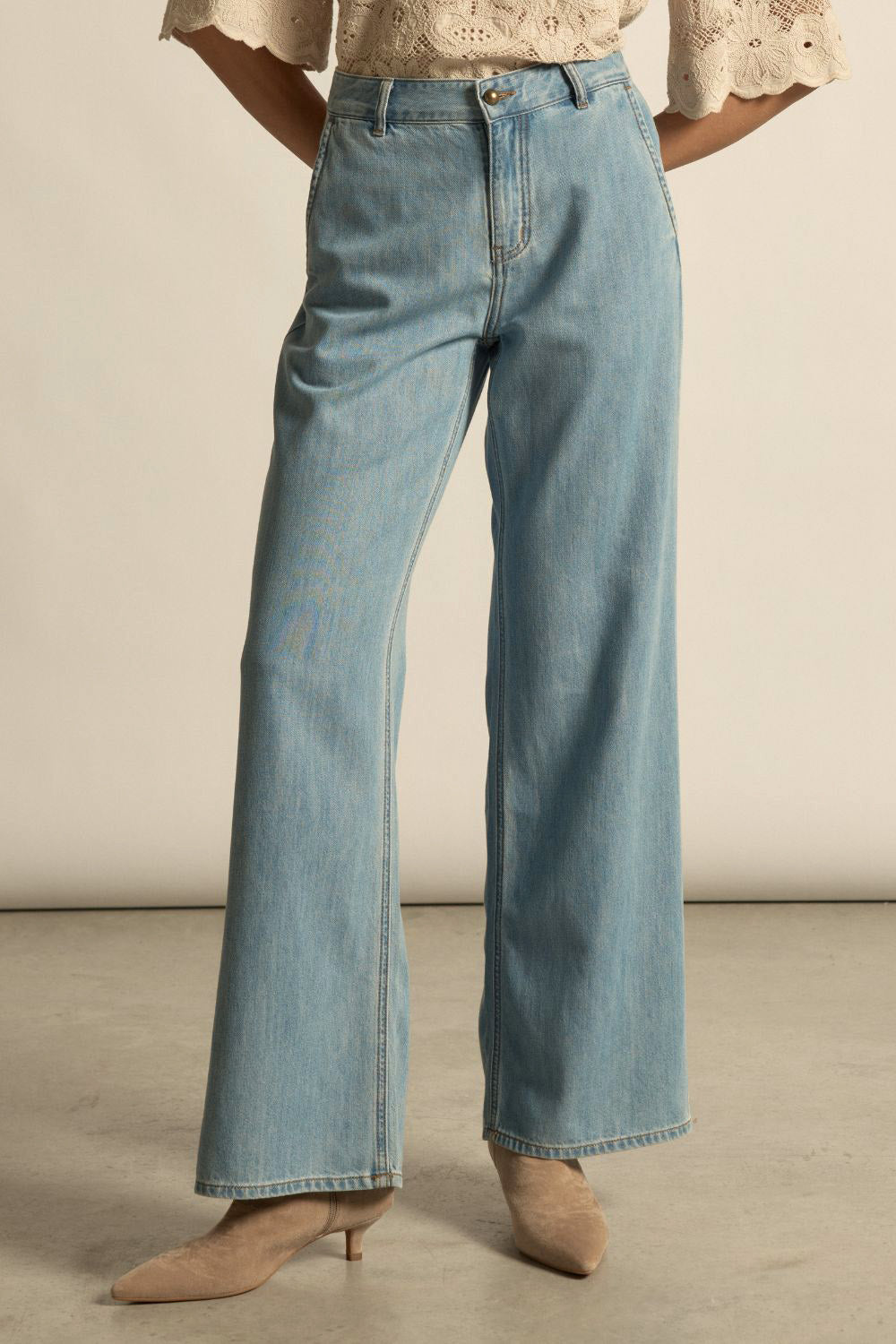flint jean - light washed denim|  zoe kratzmann| considered design