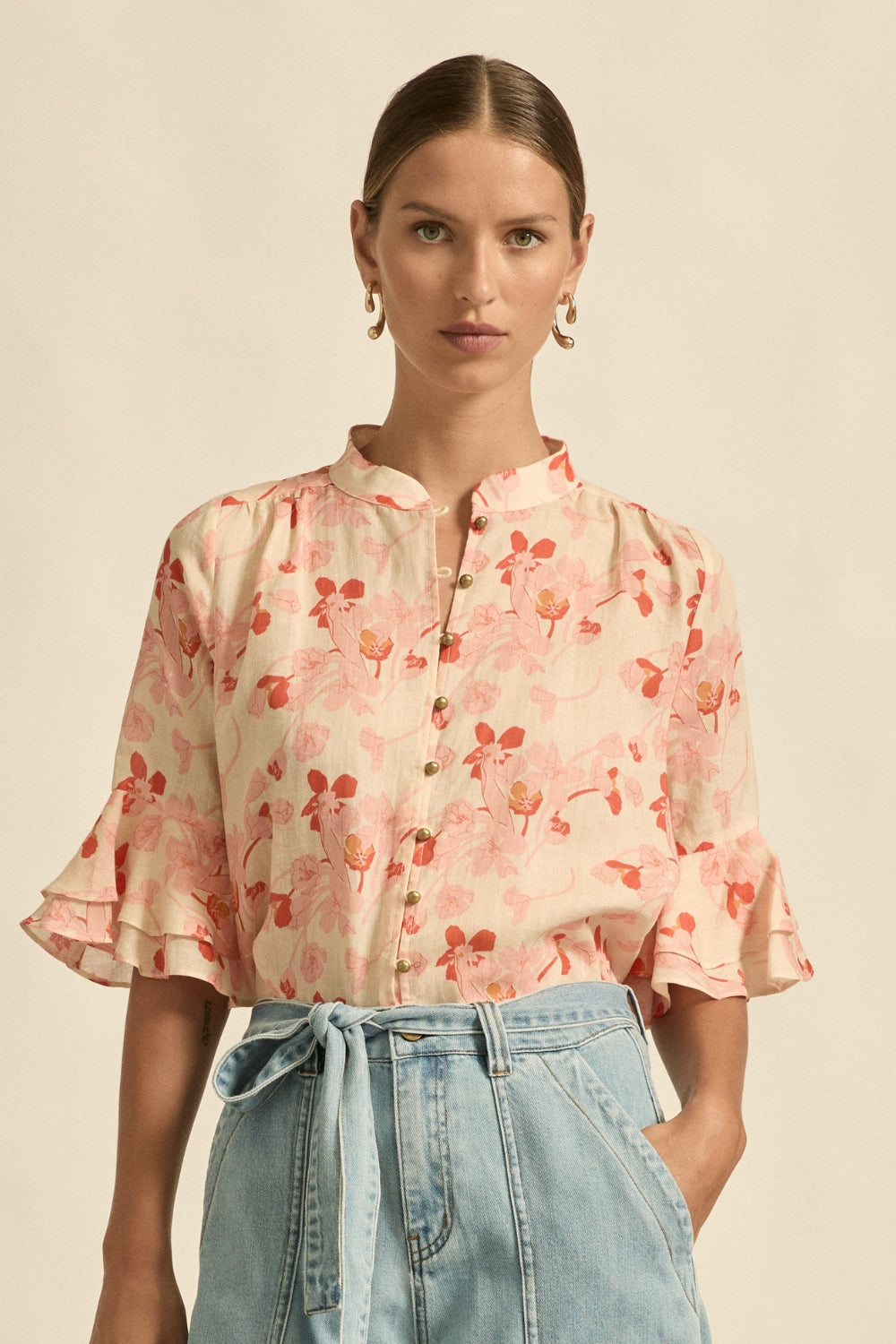 fluctuate top - cherry tulip|  zoe kratzmann| considered design