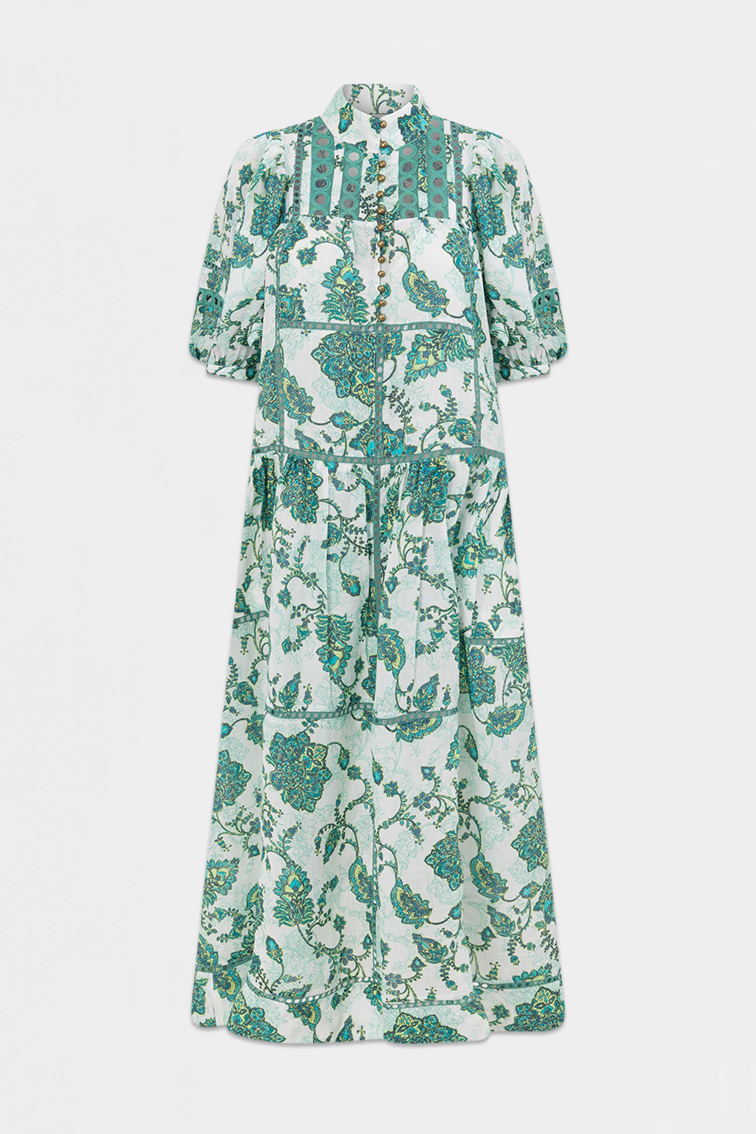 flutter dress - garden paisley
