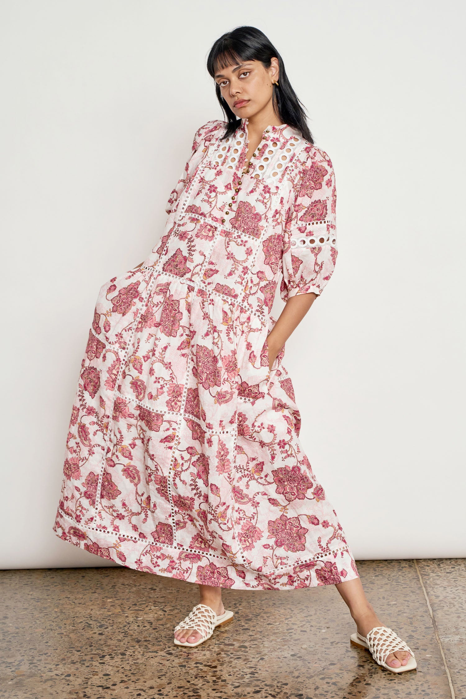flutter dress - rose paisley|  zoe kratzmann| considered design