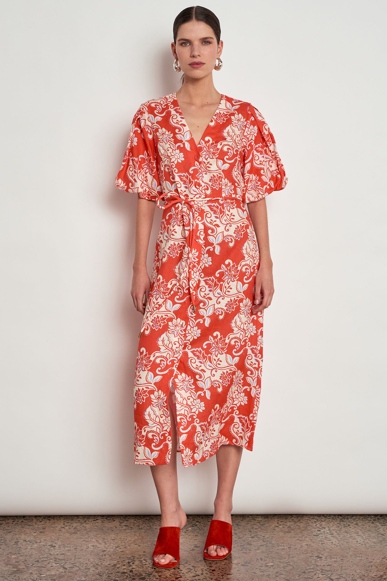 focus dress - tangerine field|  zoe kratzmann| considered design