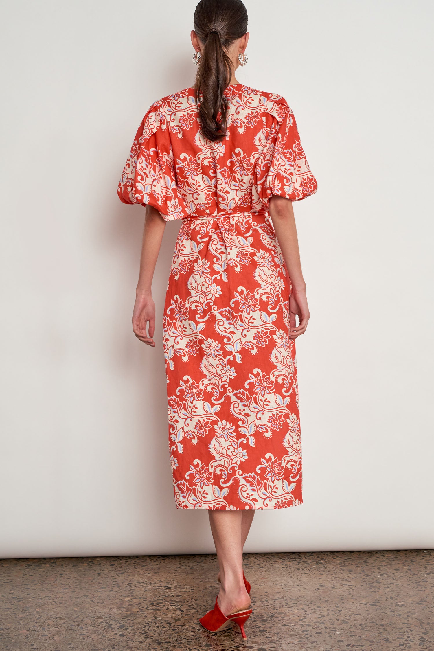 focus dress - tangerine field|  zoe kratzmann| considered design