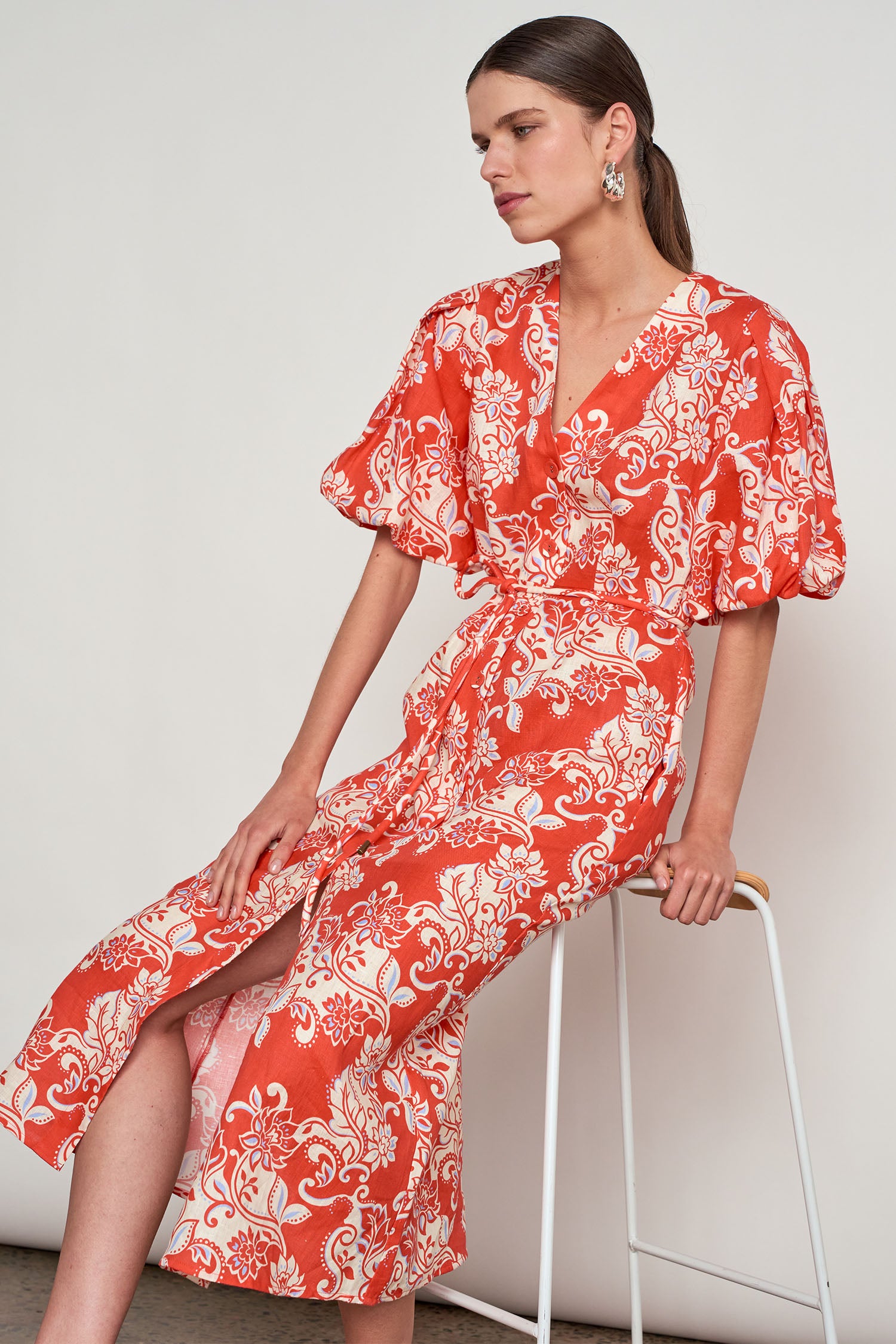 focus dress - tangerine field|  zoe kratzmann| considered design