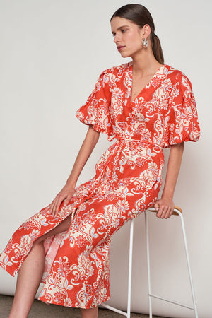 focus dress - tangerine field|  zoe kratzmann| considered design