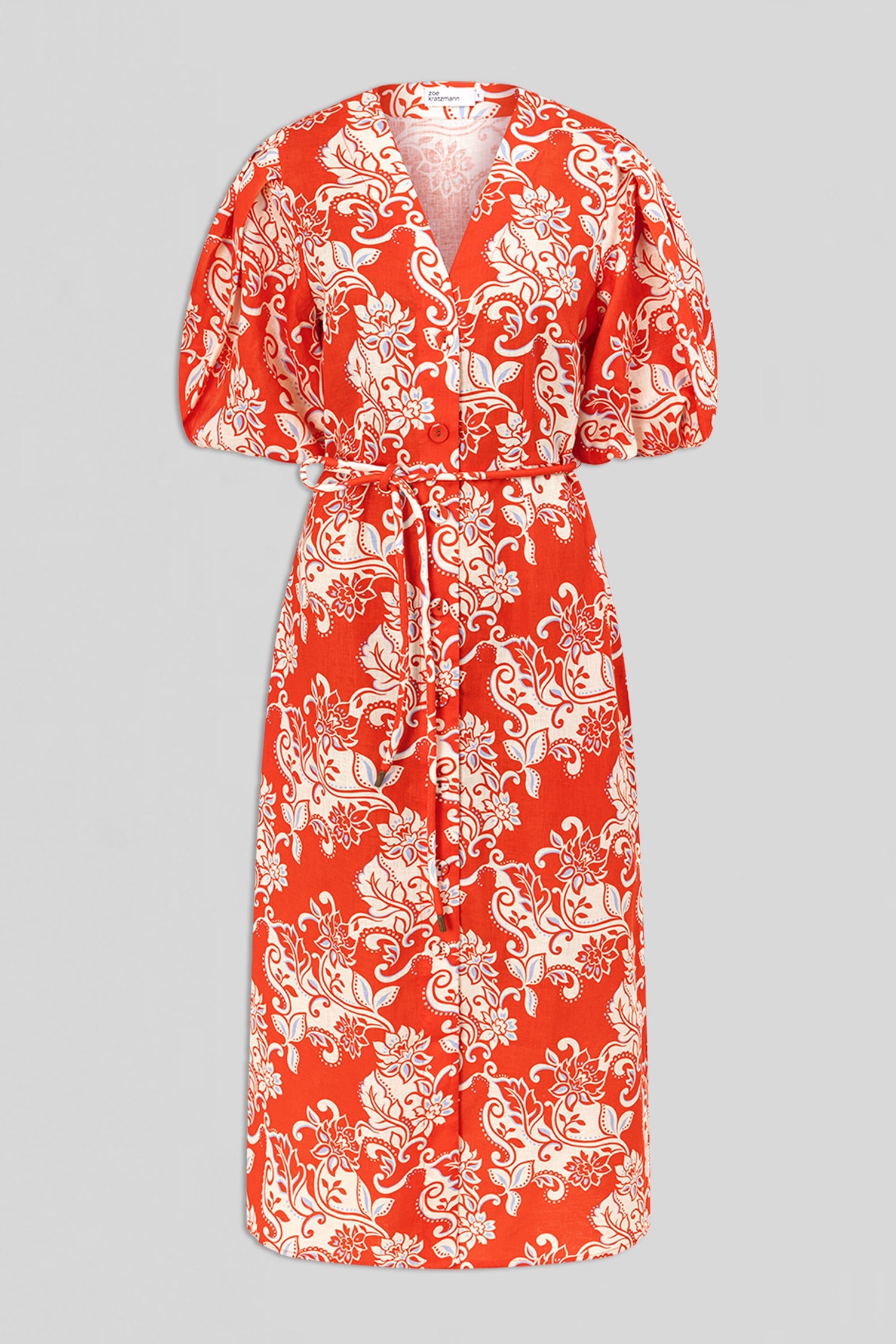 focus dress - tangerine field