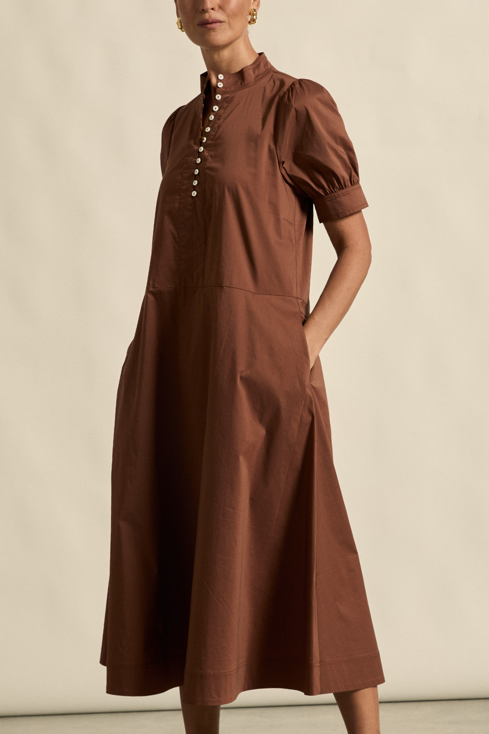 fortitude dress - chocolate|  zoe kratzmann| considered design