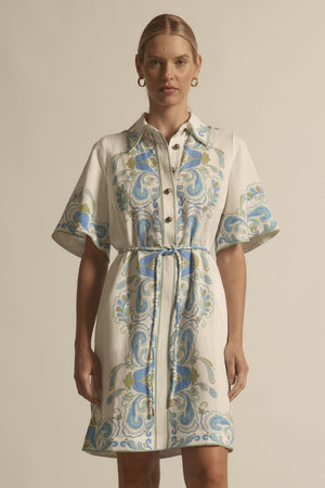 Forum Tunic Dress - aqua mirage|  zoe kratzmann| considered design