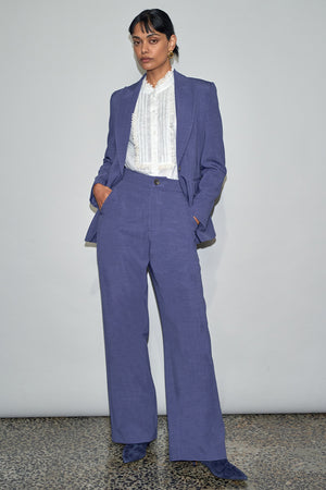 fresco pant - violet blue|  zoe kratzmann| considered design