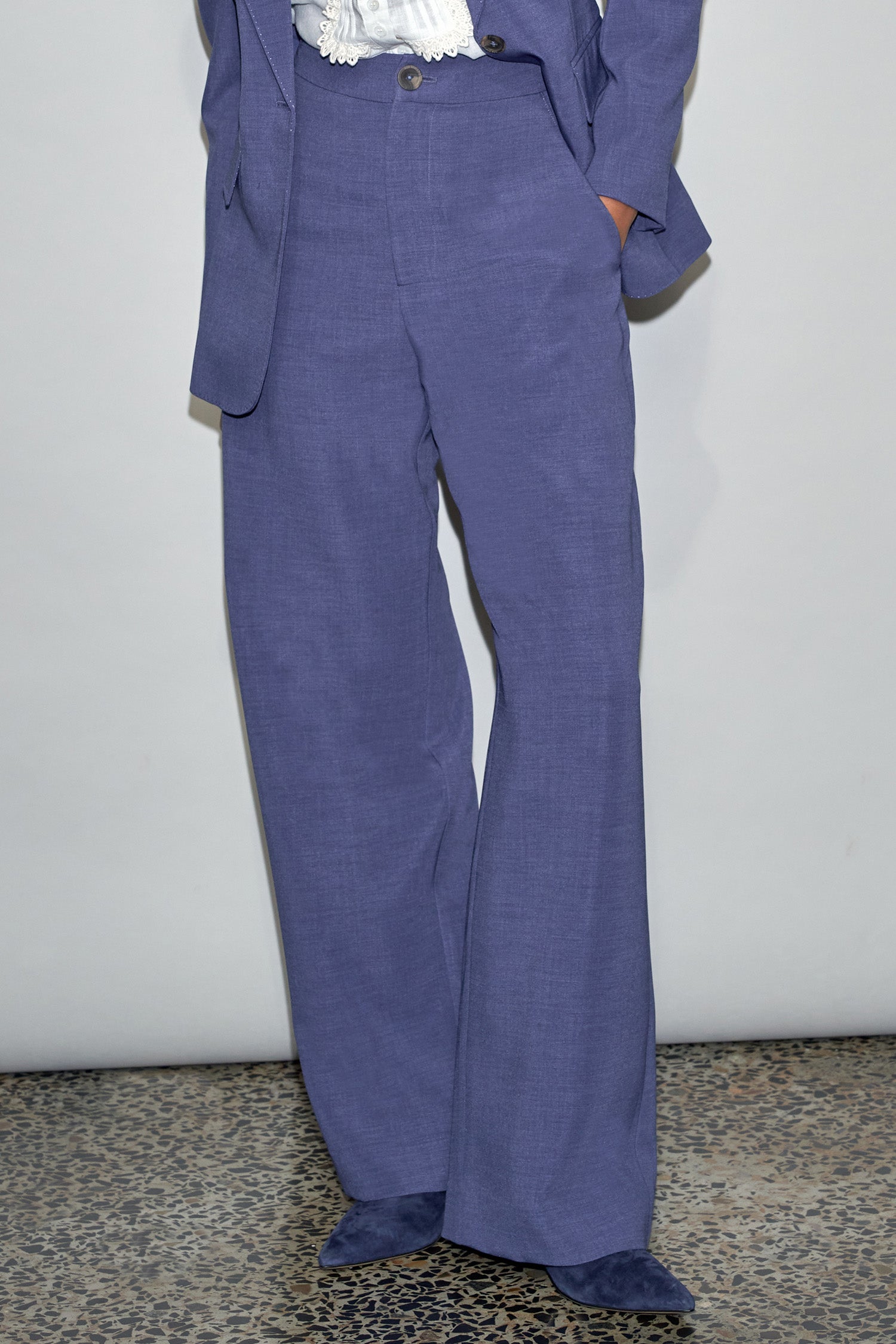 fresco pant - violet blue|  zoe kratzmann| considered design
