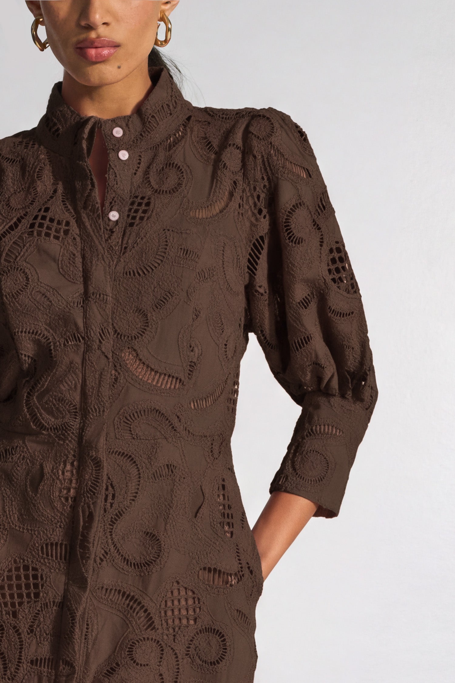 gateway dress - espresso