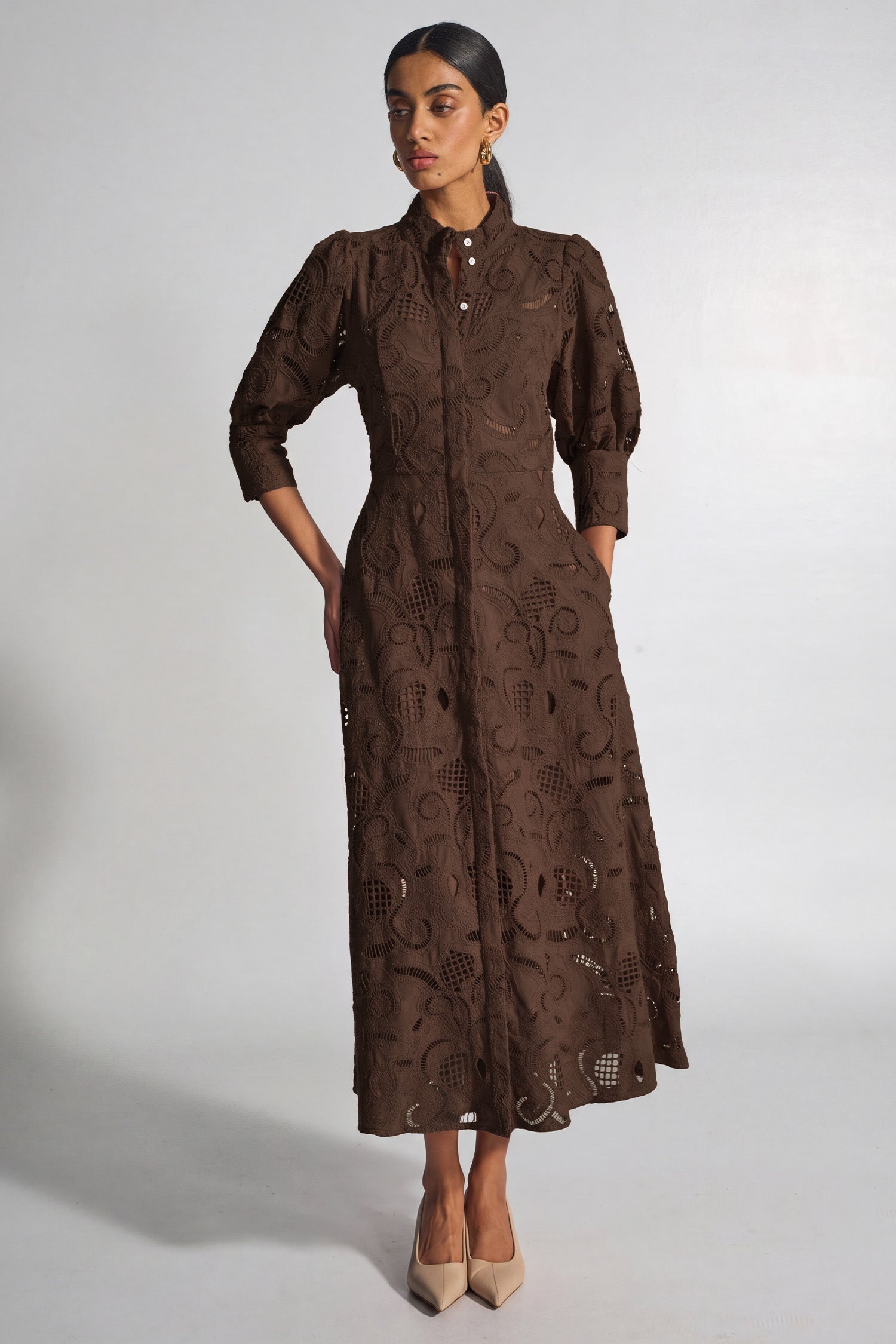 gateway dress - espresso