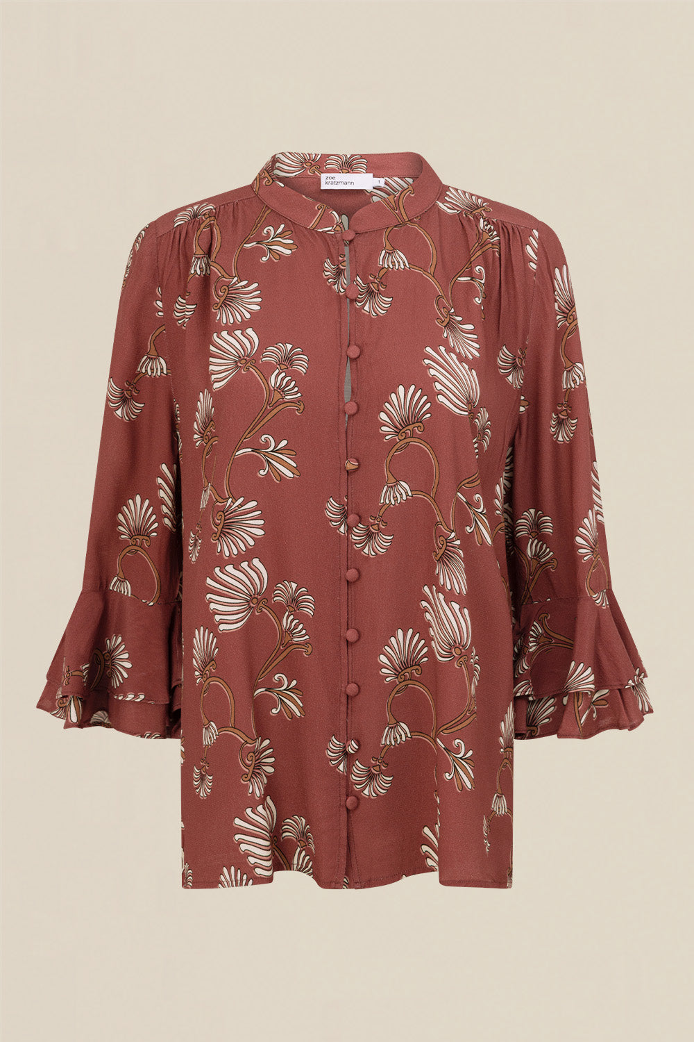 Gaze top - berry nouveau|  zoe kratzmann| considered design
