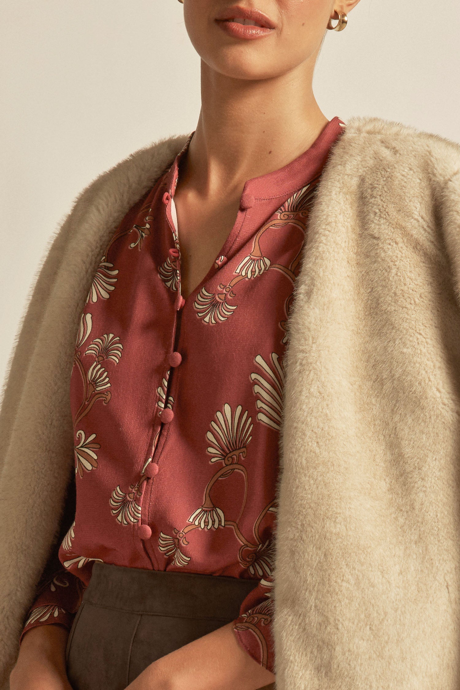 Gaze top - berry nouveau|  zoe kratzmann| considered design