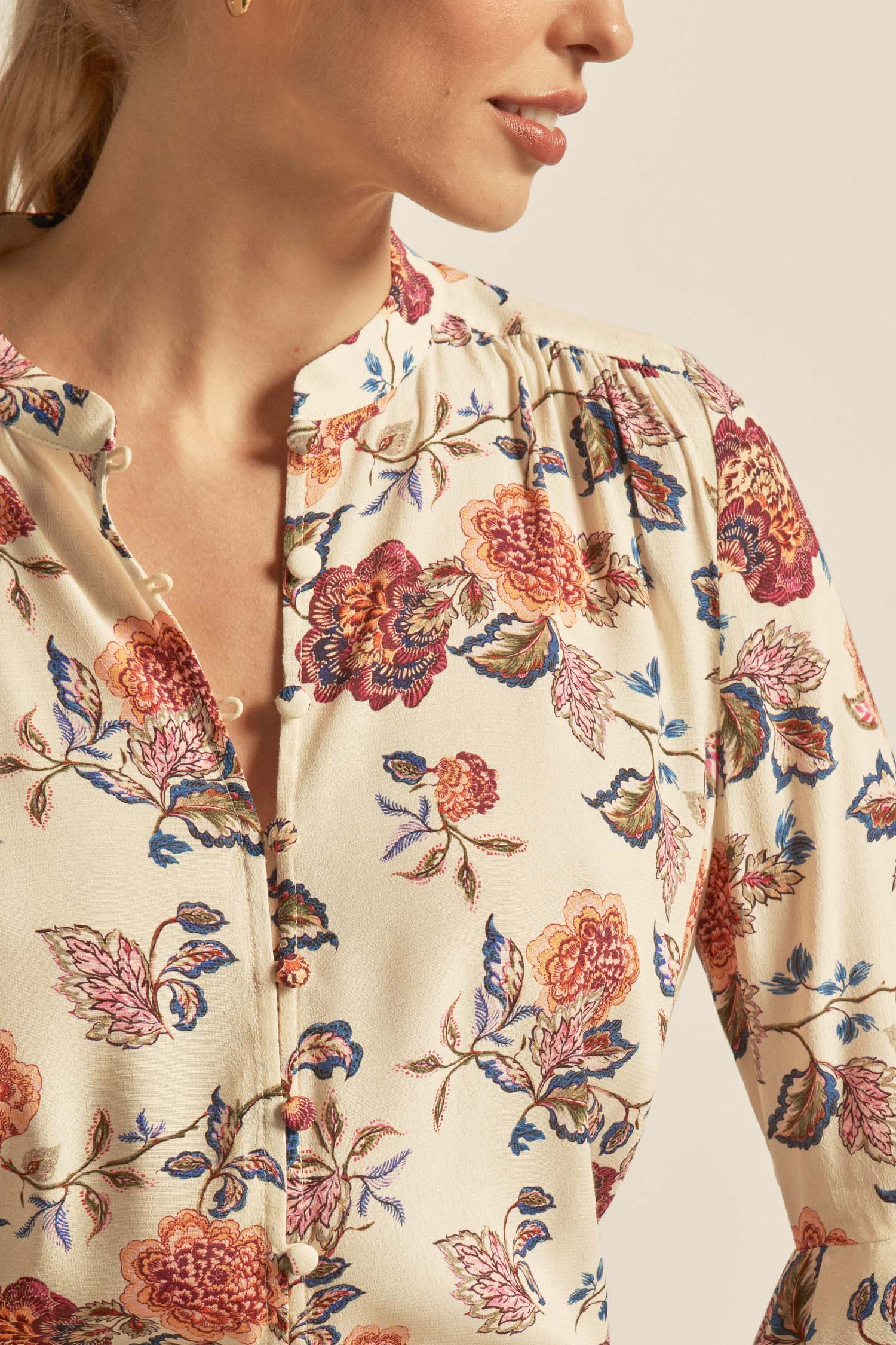 gaze top - heirloom bloom|  zoe kratzmann| considered design