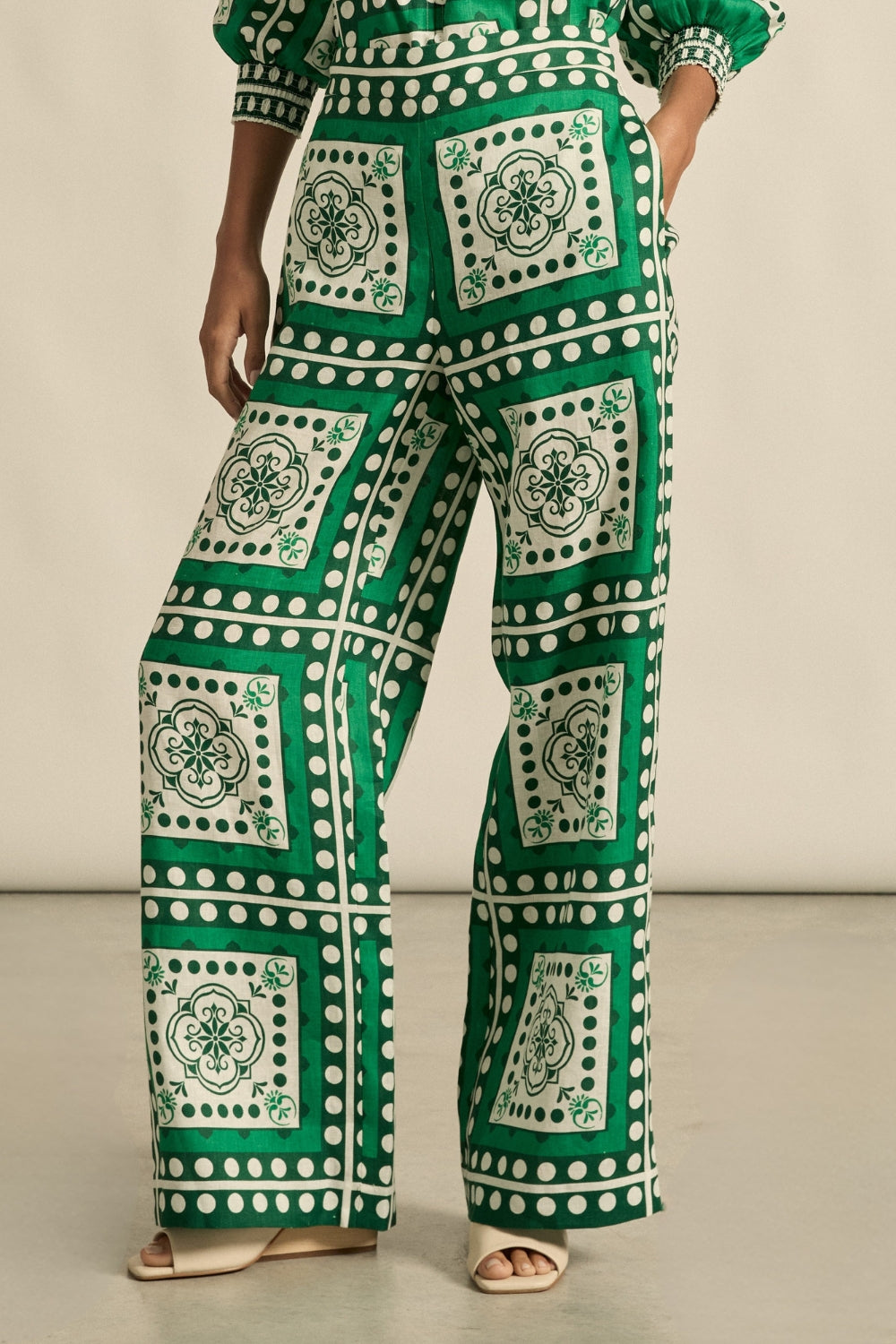 gesture pant - parrot scarf|  zoe kratzmann| considered design
