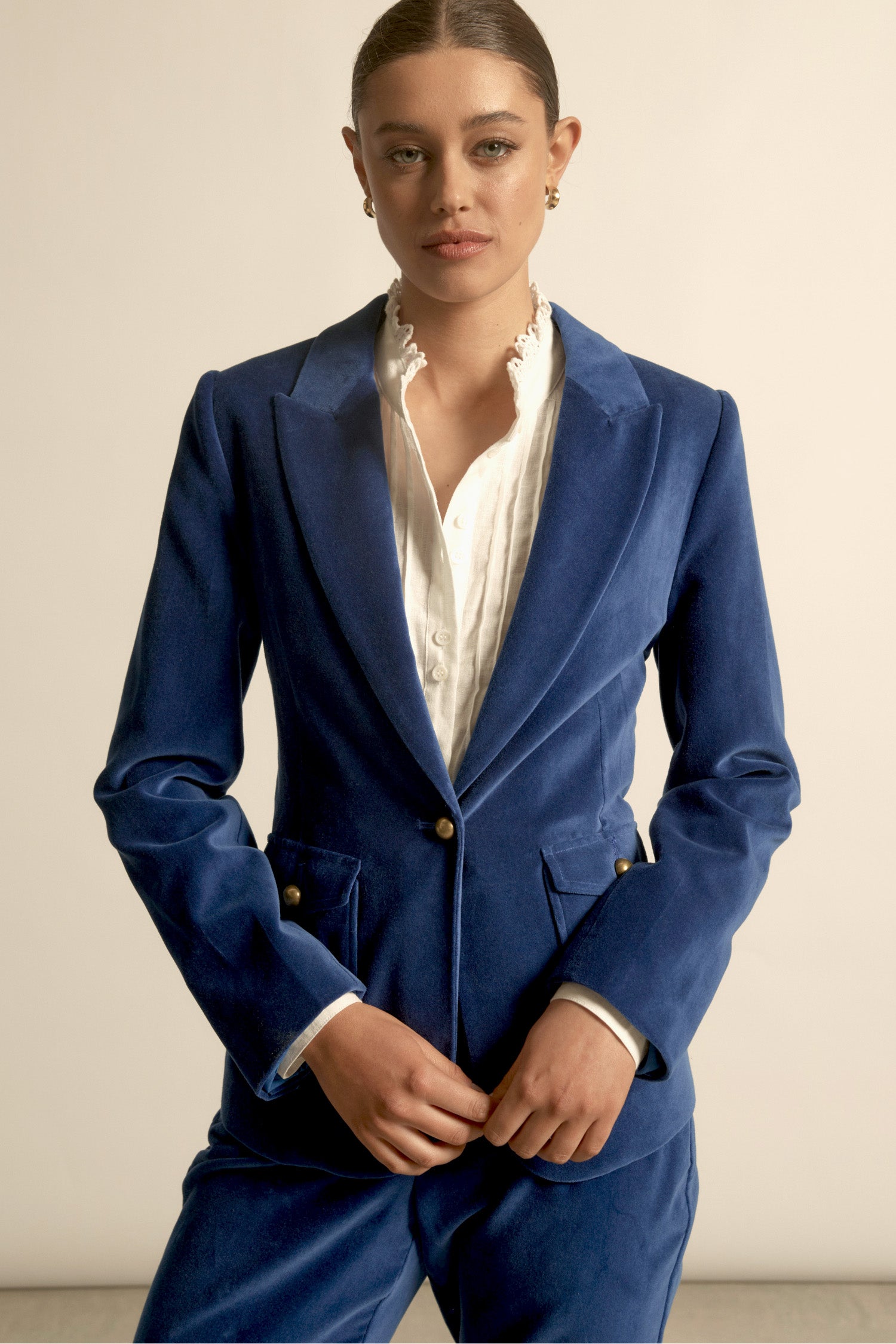 Glace Jacket - sapphire|  zoe kratzmann| considered design