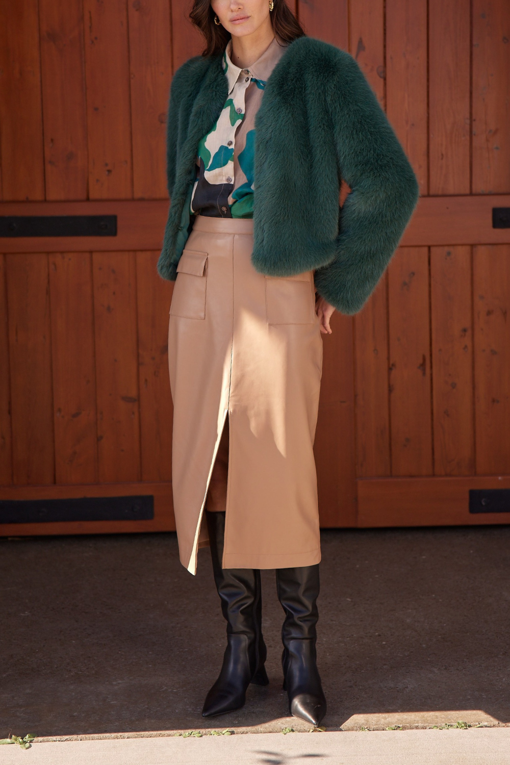 glacier jacket - emerald
