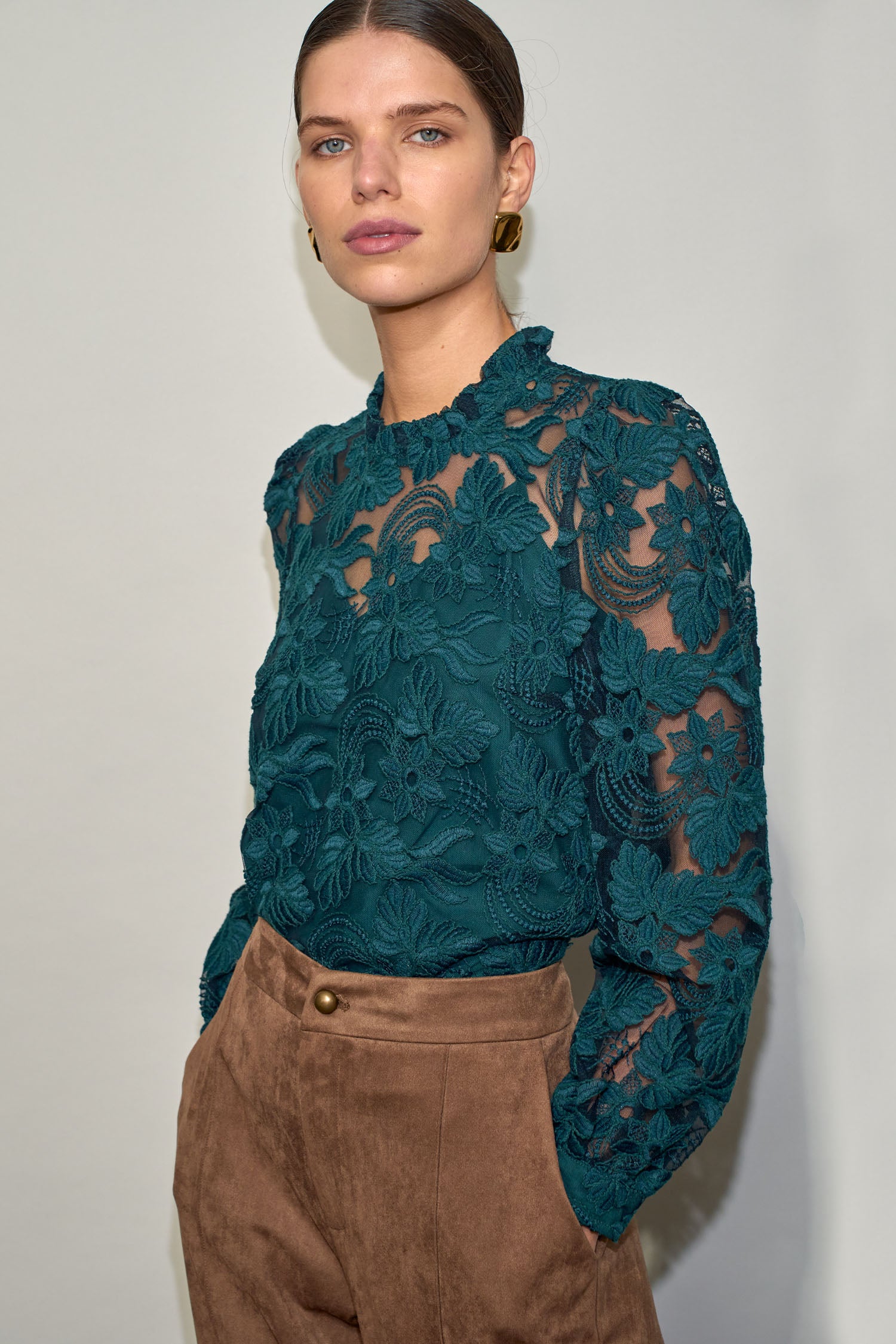 glint top - emerald|  zoe kratzmann| considered design