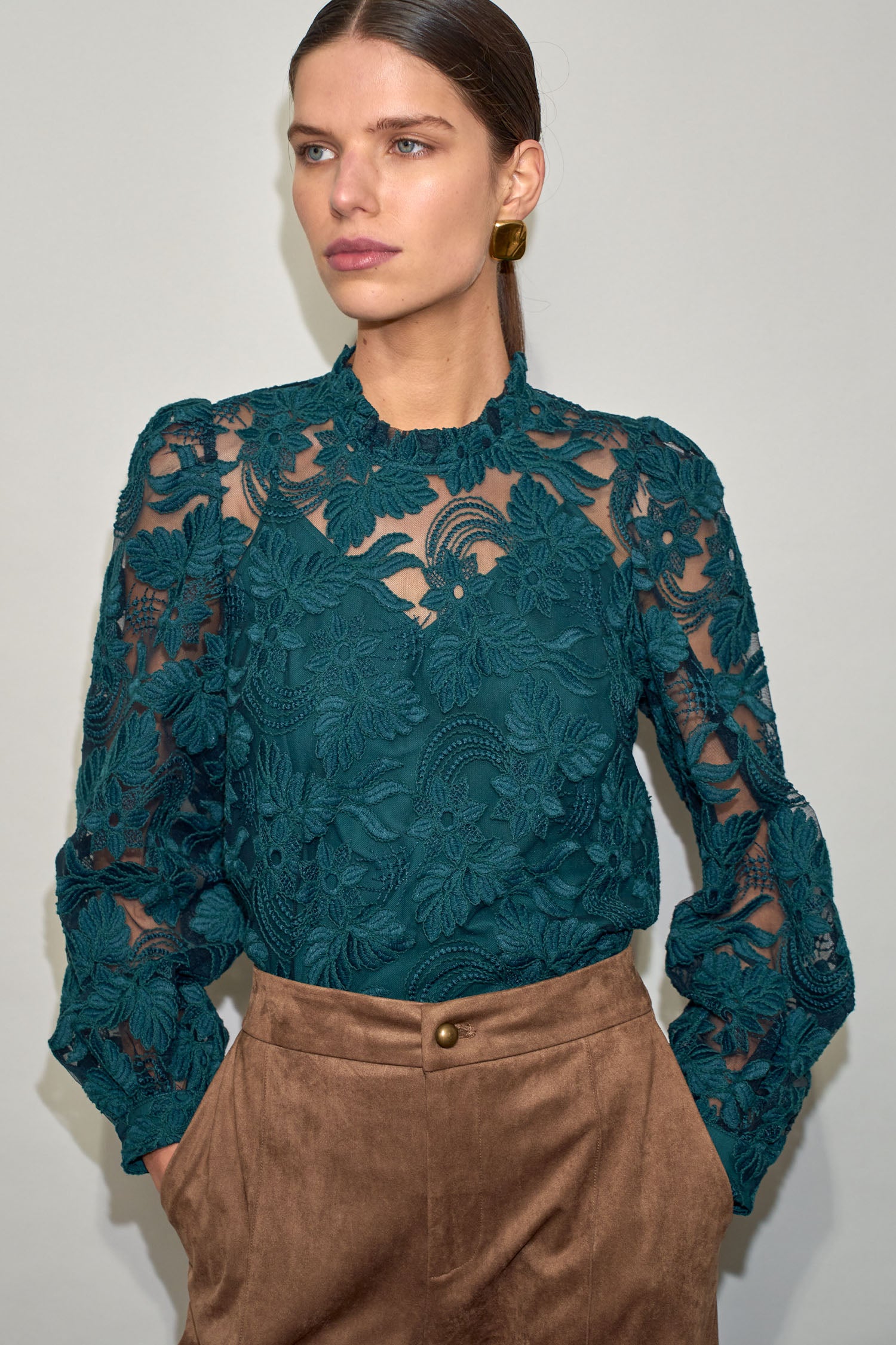 glint top - emerald|  zoe kratzmann| considered design