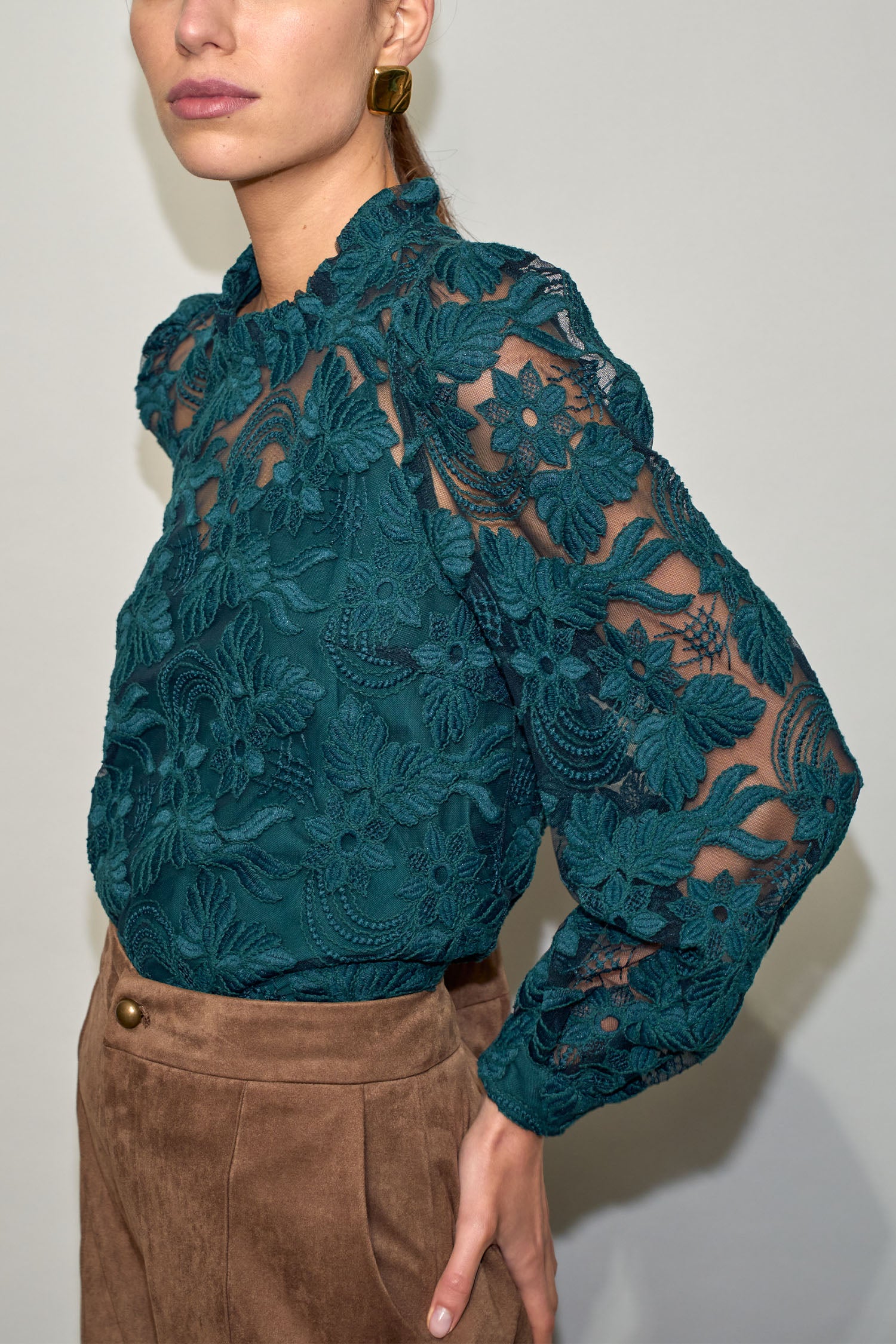 glint top - emerald|  zoe kratzmann| considered design