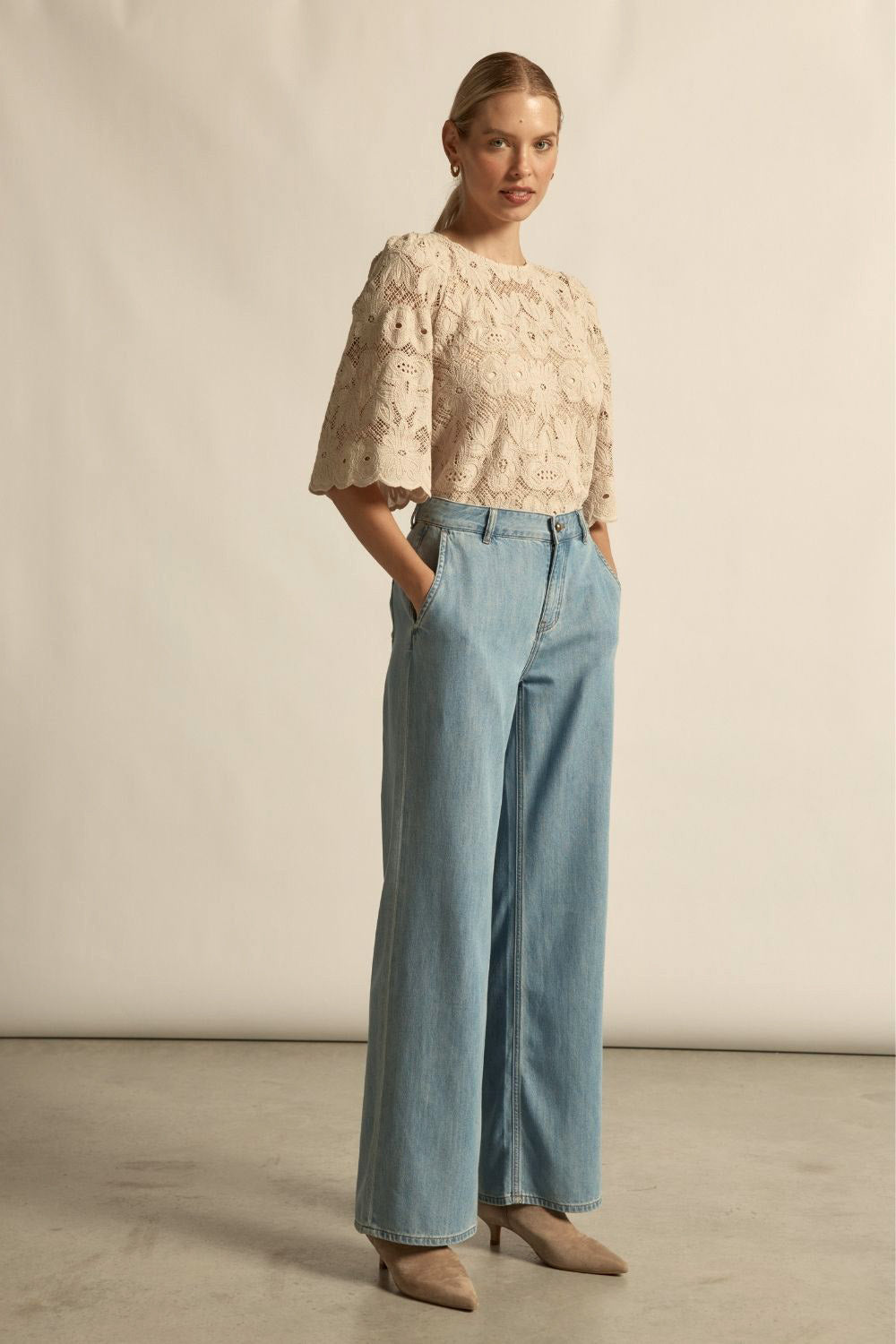 Glisten top - VINTAGE CREAM|  zoe kratzmann| considered design
