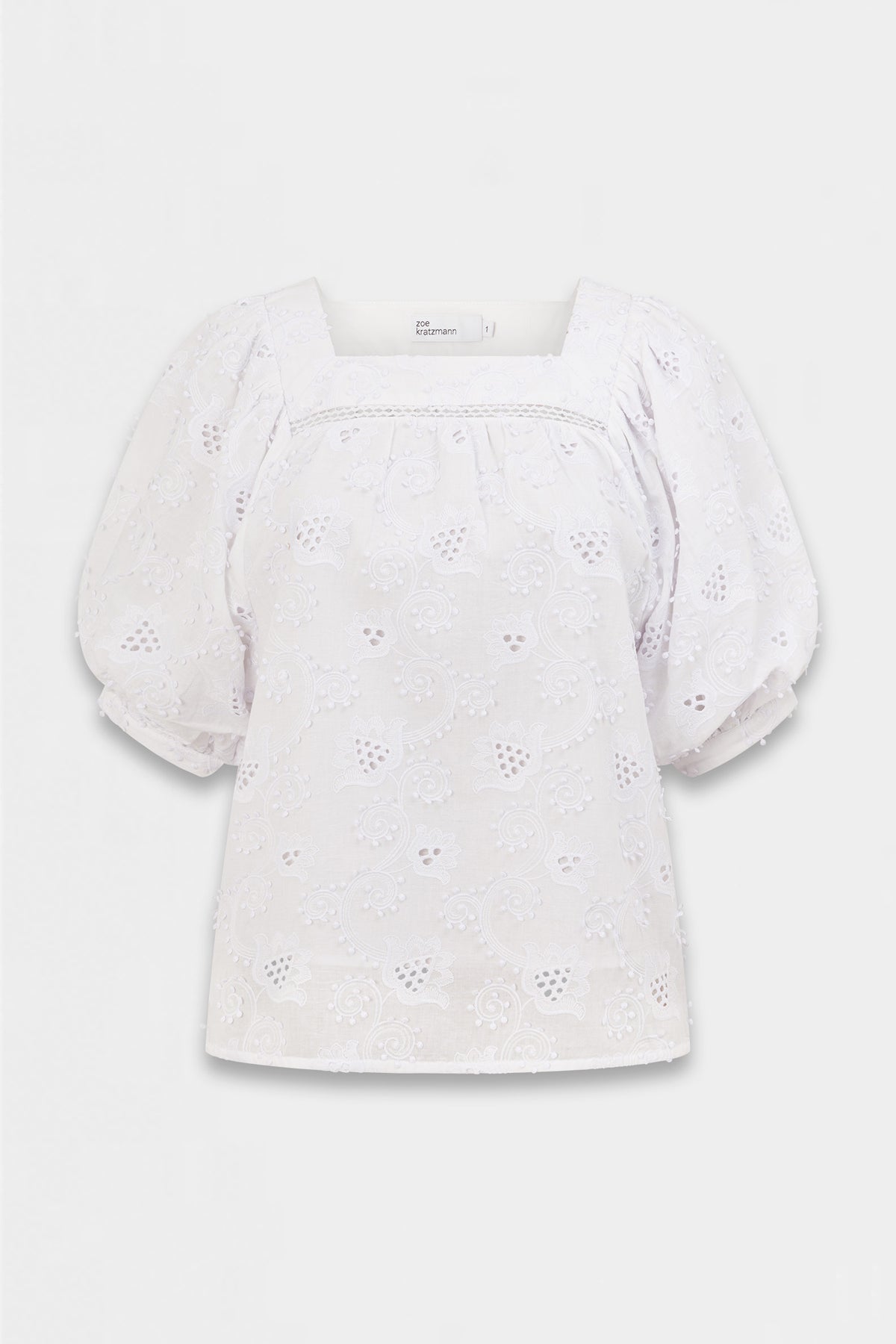 grace top - porcelain