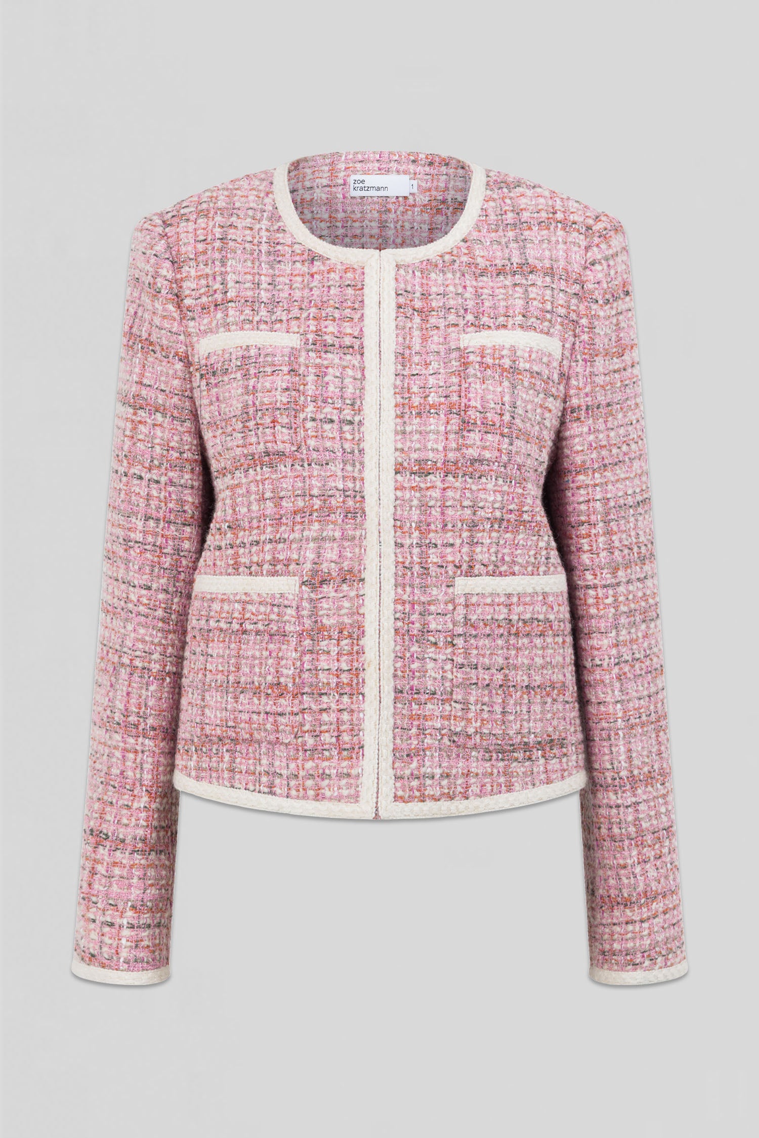 ground jacket - pink boucle|  zoe kratzmann| considered design