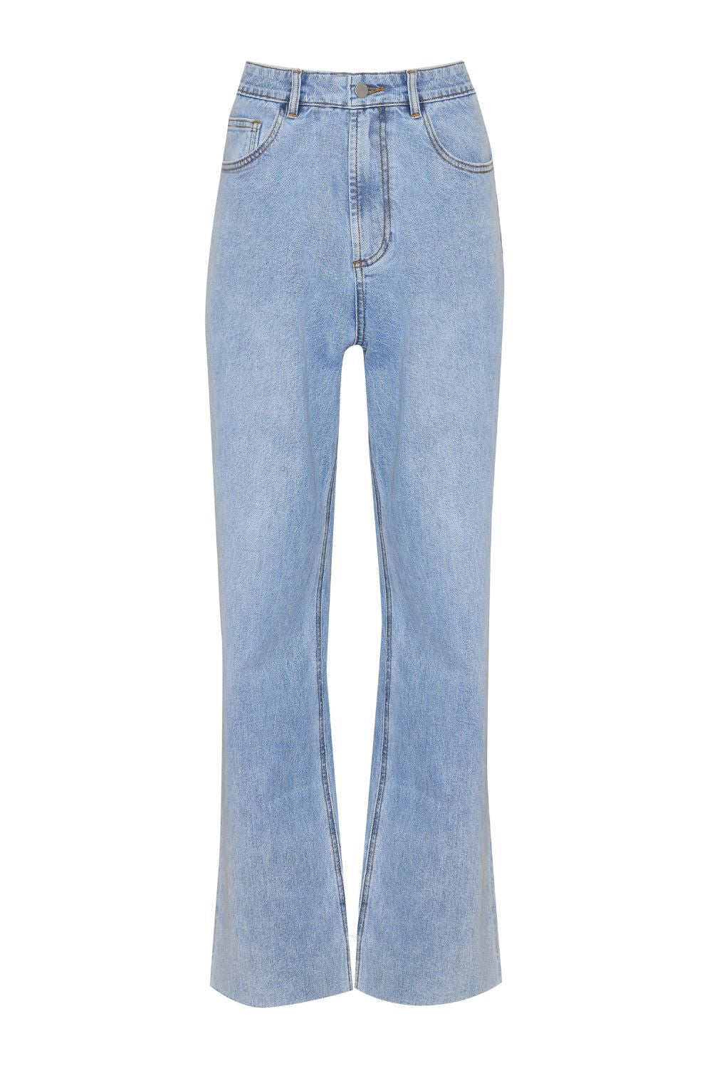 confer jean - washed denim