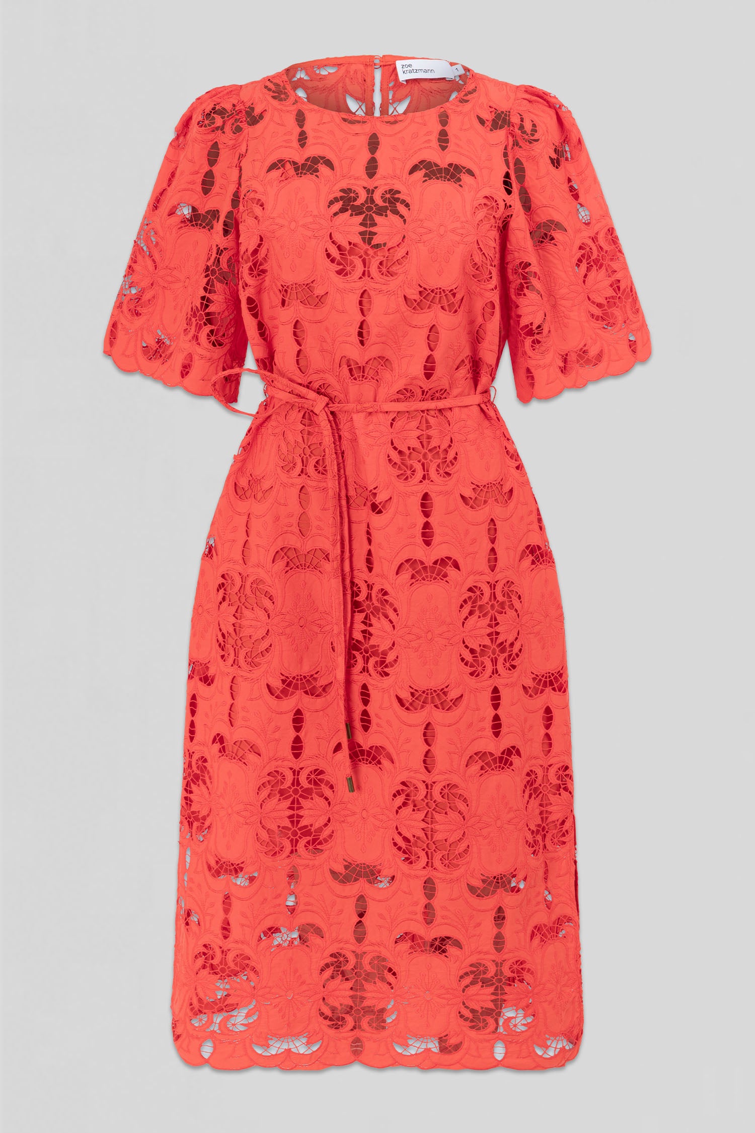 guide dress - papaya