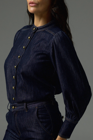 hanker top - dark denim