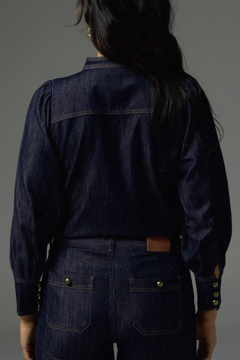 hanker top - dark denim