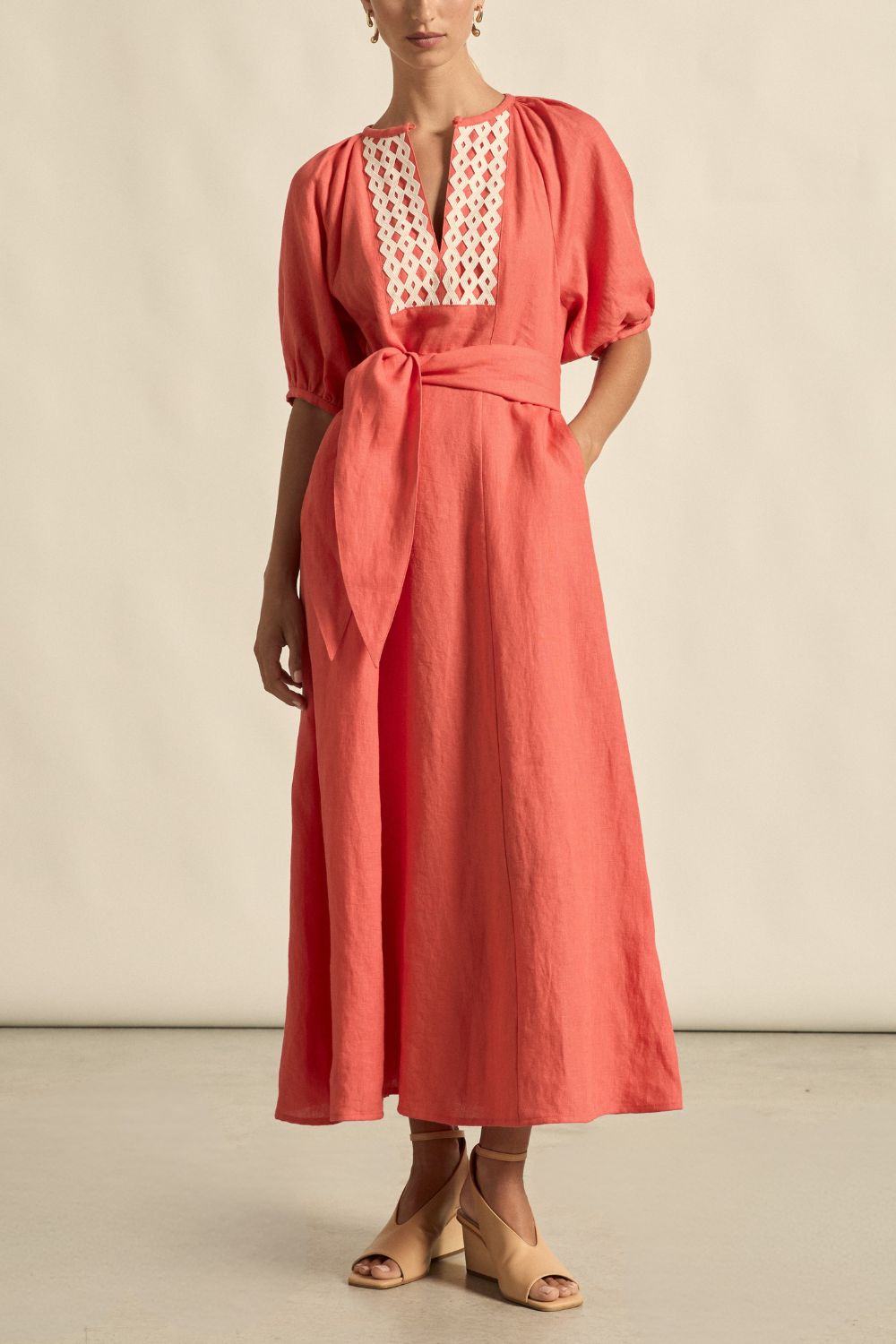 harvest dress - melon|  zoe kratzmann| considered design