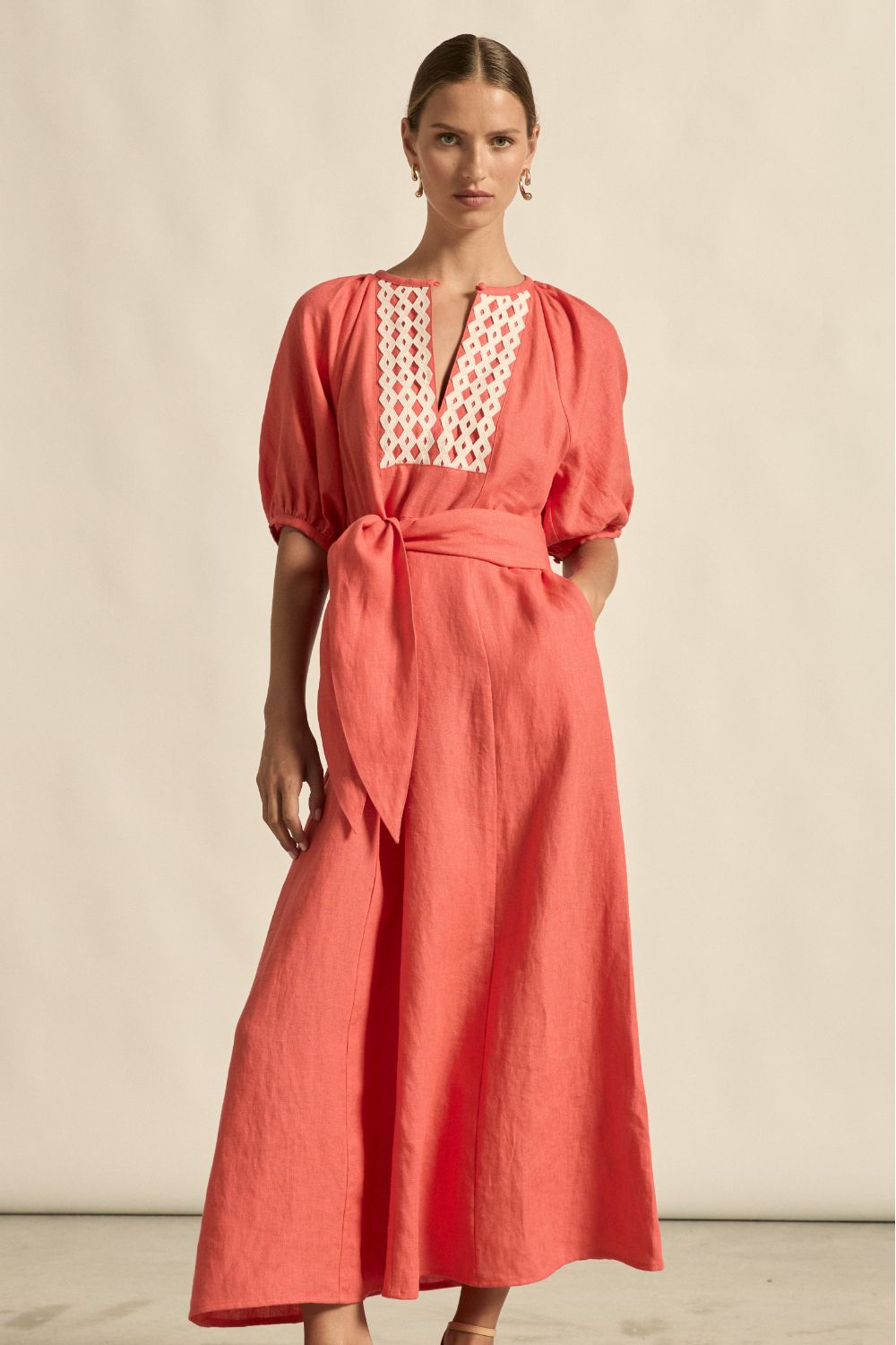 harvest dress - melon|  zoe kratzmann| considered design