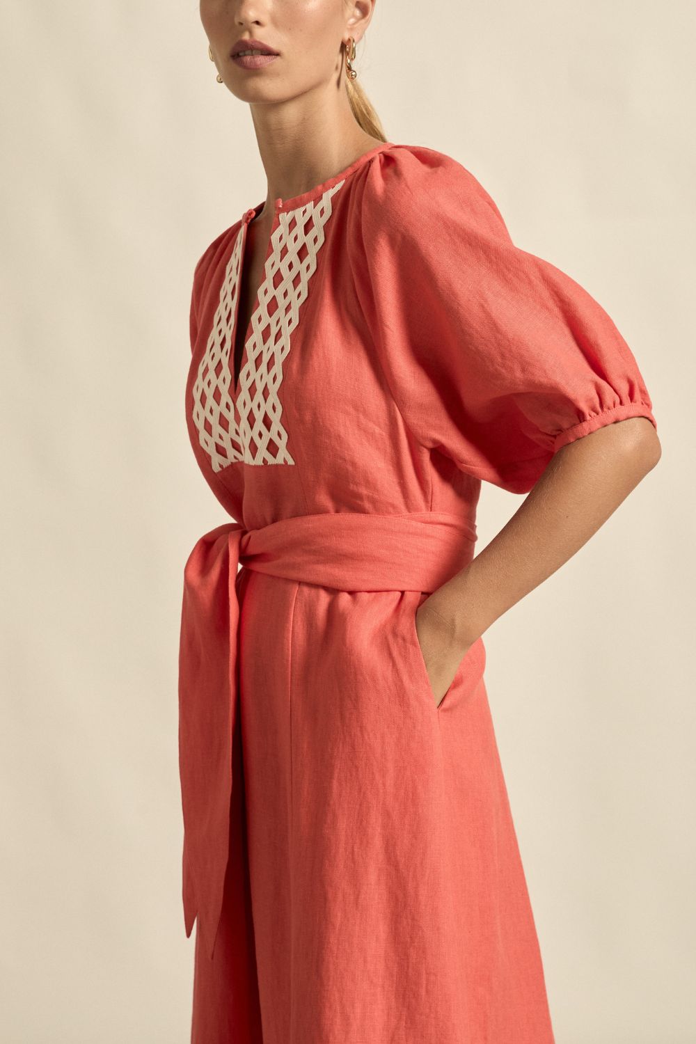 harvest dress - melon|  zoe kratzmann| considered design