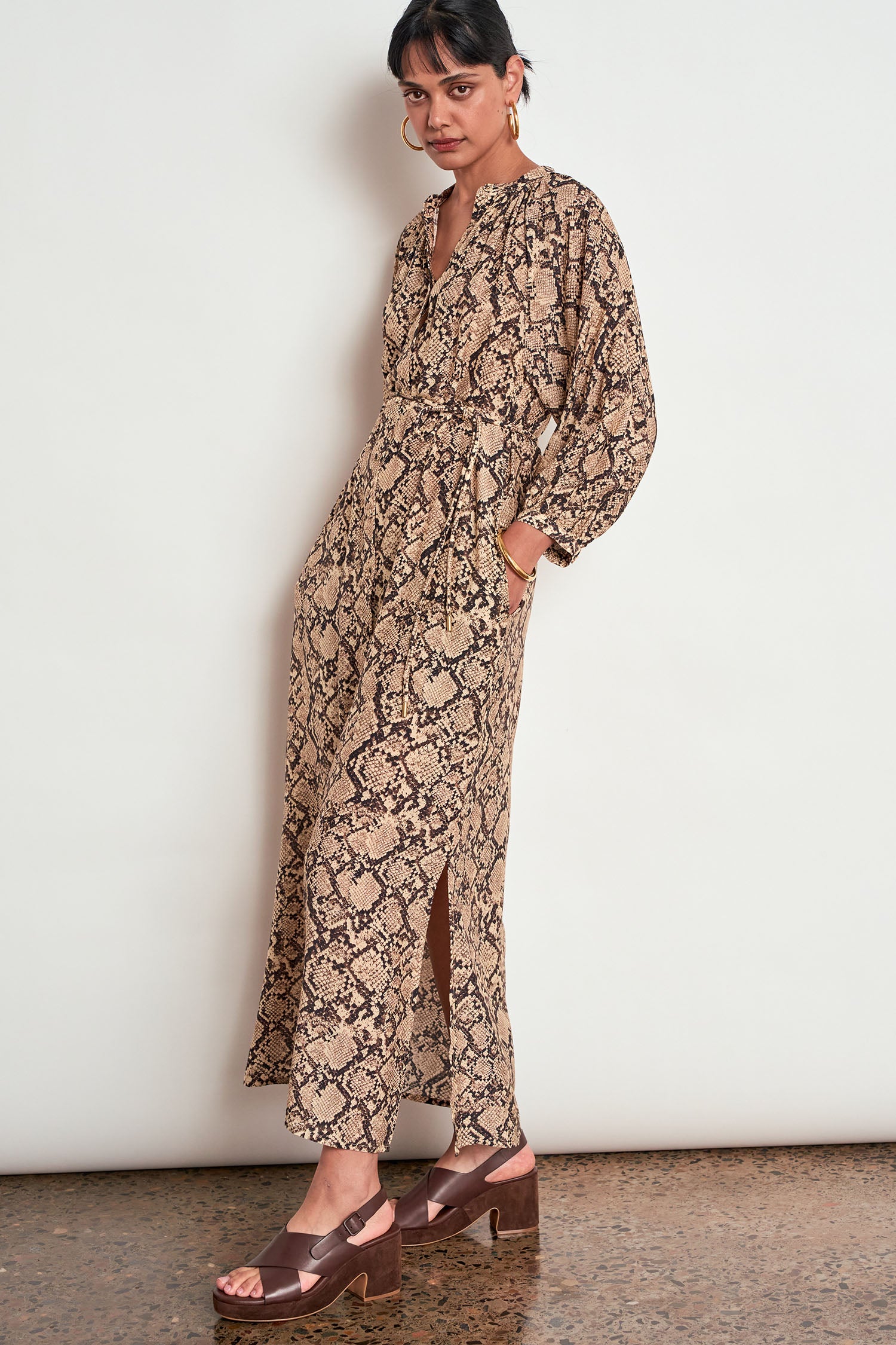 haven maxi dress - serpent