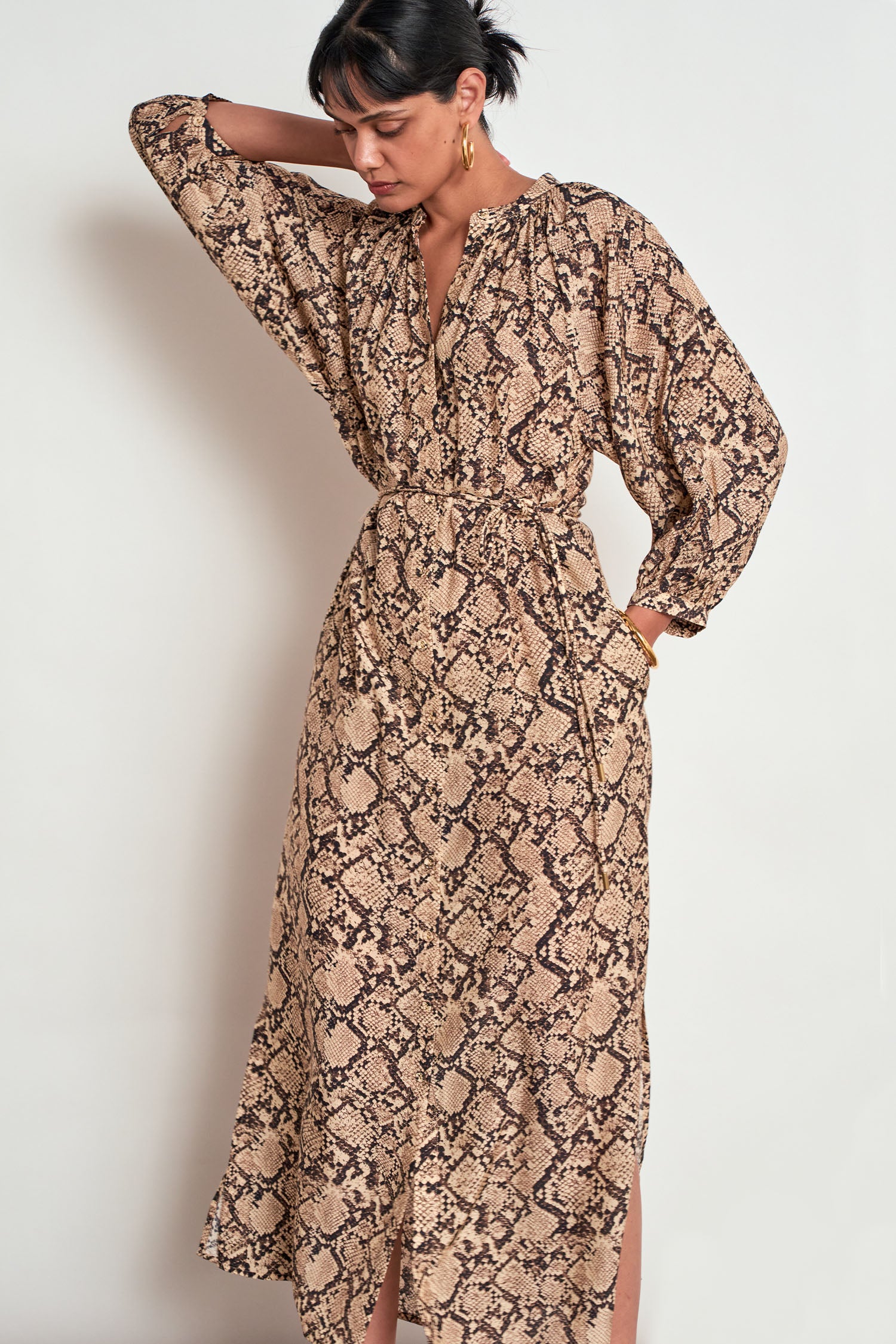 haven maxi dress - serpent