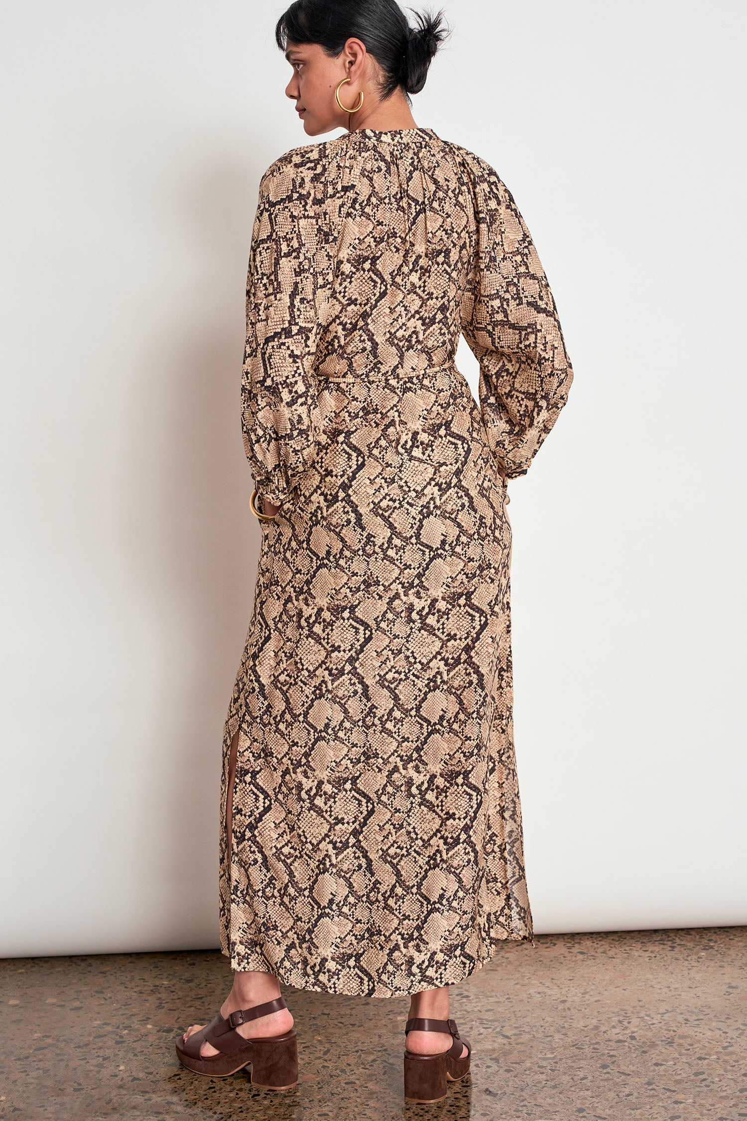 haven maxi dress - serpent