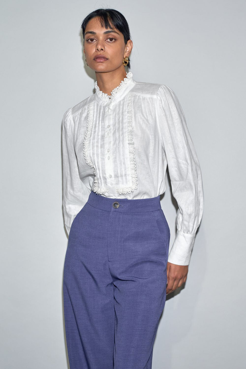 haze top - porcelain – zoe kratzmann