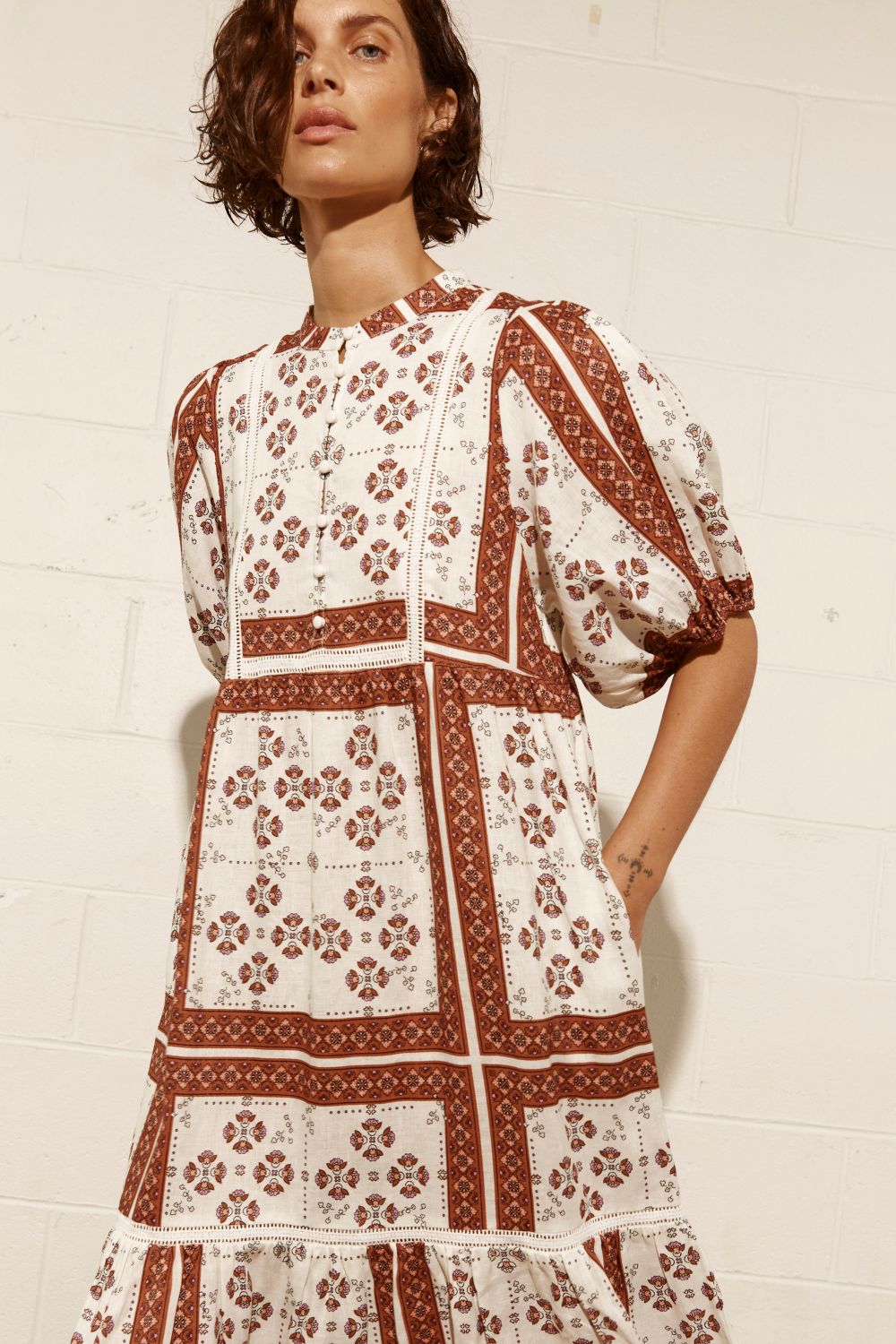 Helm Dress in Scarf Helm Dress in Scarf
