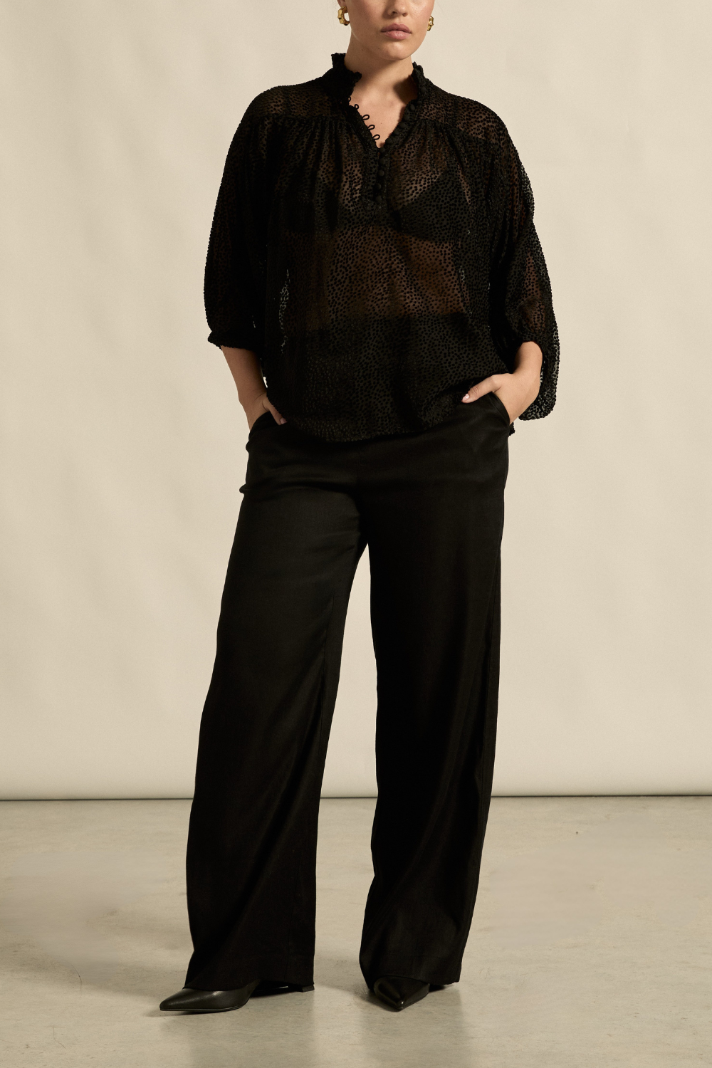 herald pant - black