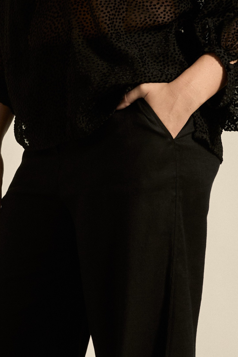 herald pant - black