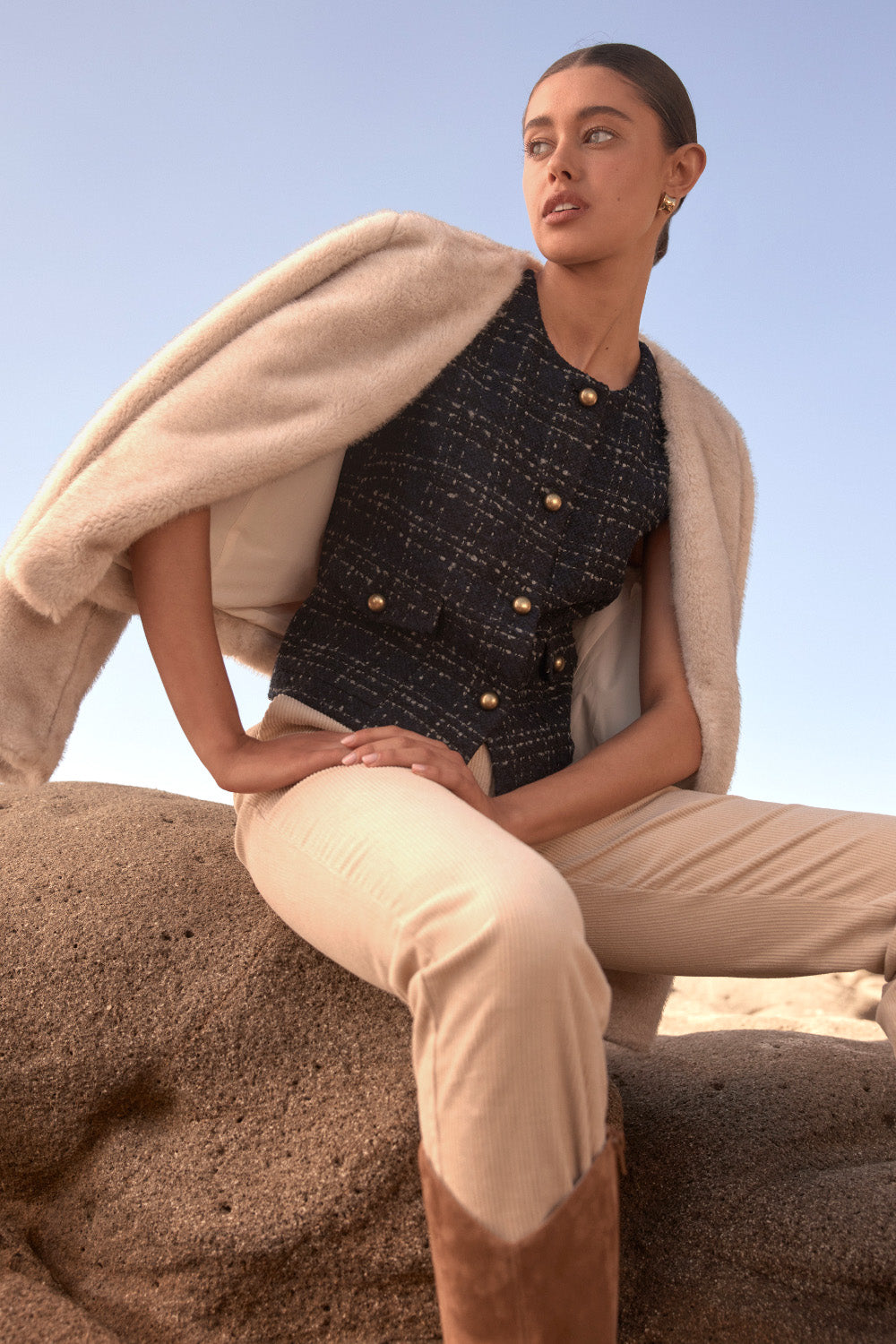 hush vest - midnight check